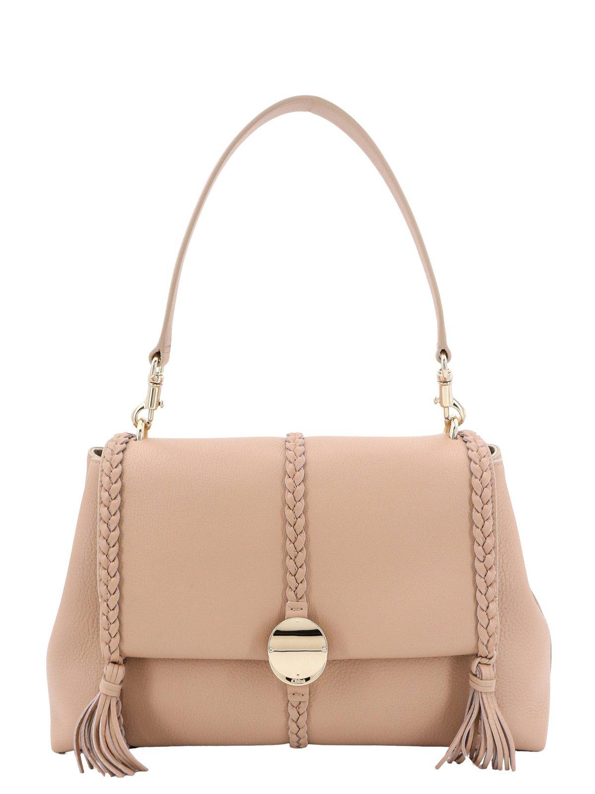 Chloé Penelope Medium Shoulder Bag In Pink