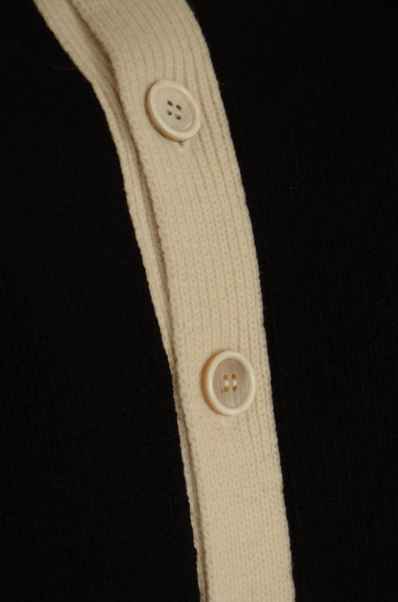 Shop Marni Cropped Back Buttoned Jumper In Black