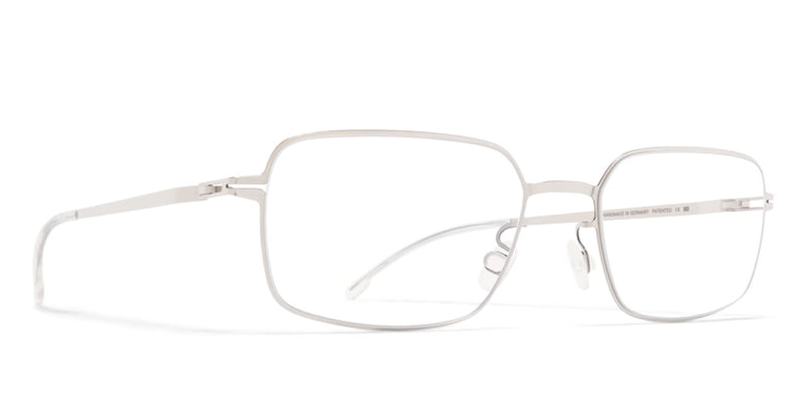 Mykita Saul - Shiny Silver Rx Glasses In Brown
