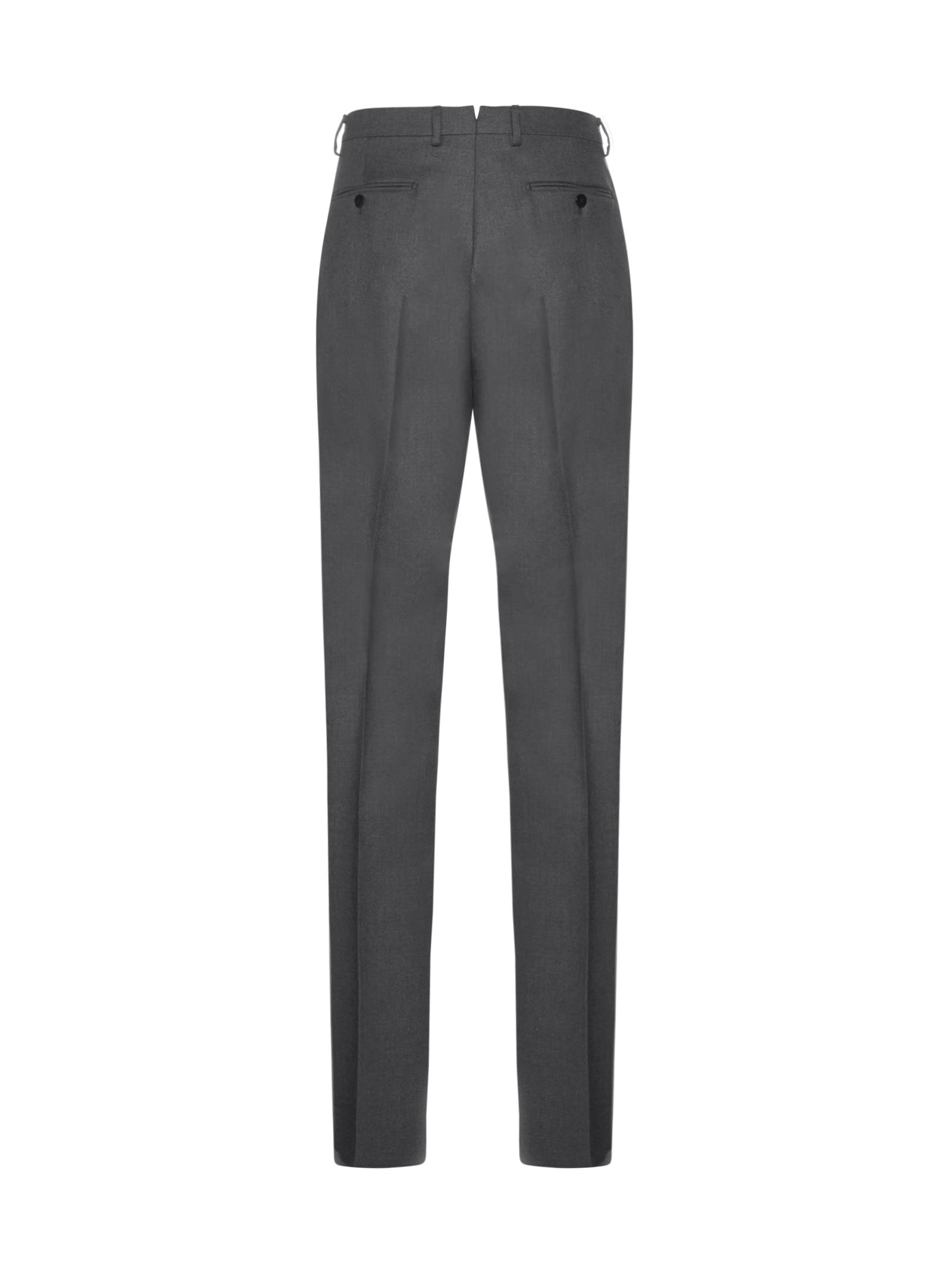 Shop Caruso Pants In Grey