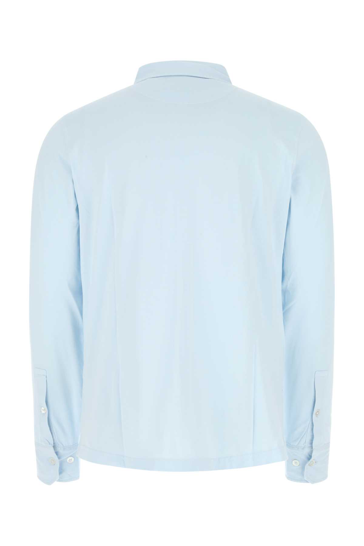 Hartford Light-blue Cotton Shirt In 09