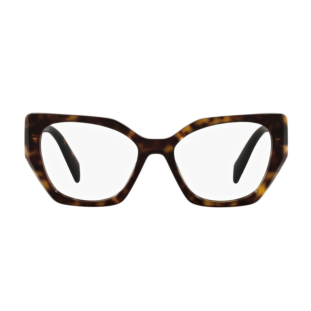 Prada Pr18wv 2au1o1 Tartarugato Glasses In Black