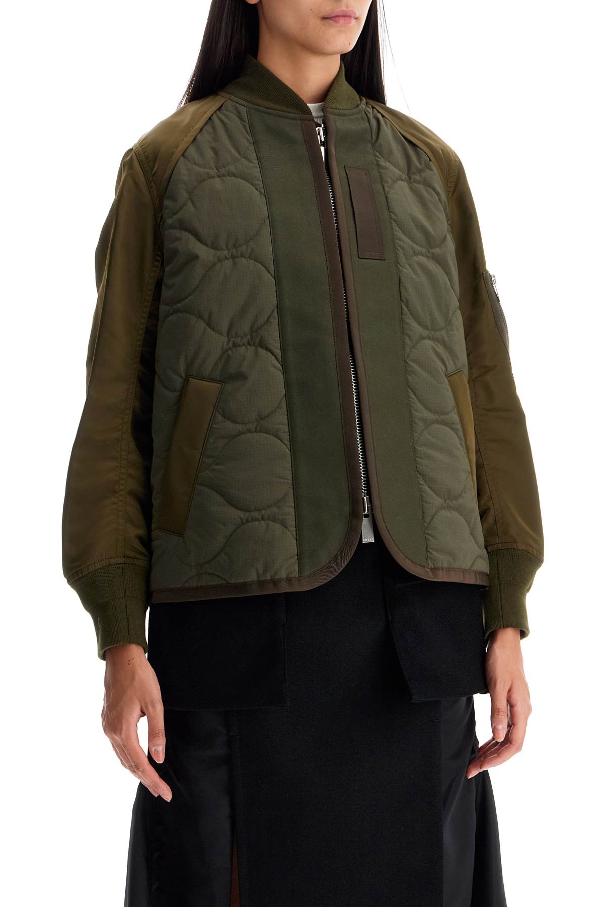 Sacai Outerwears In Green