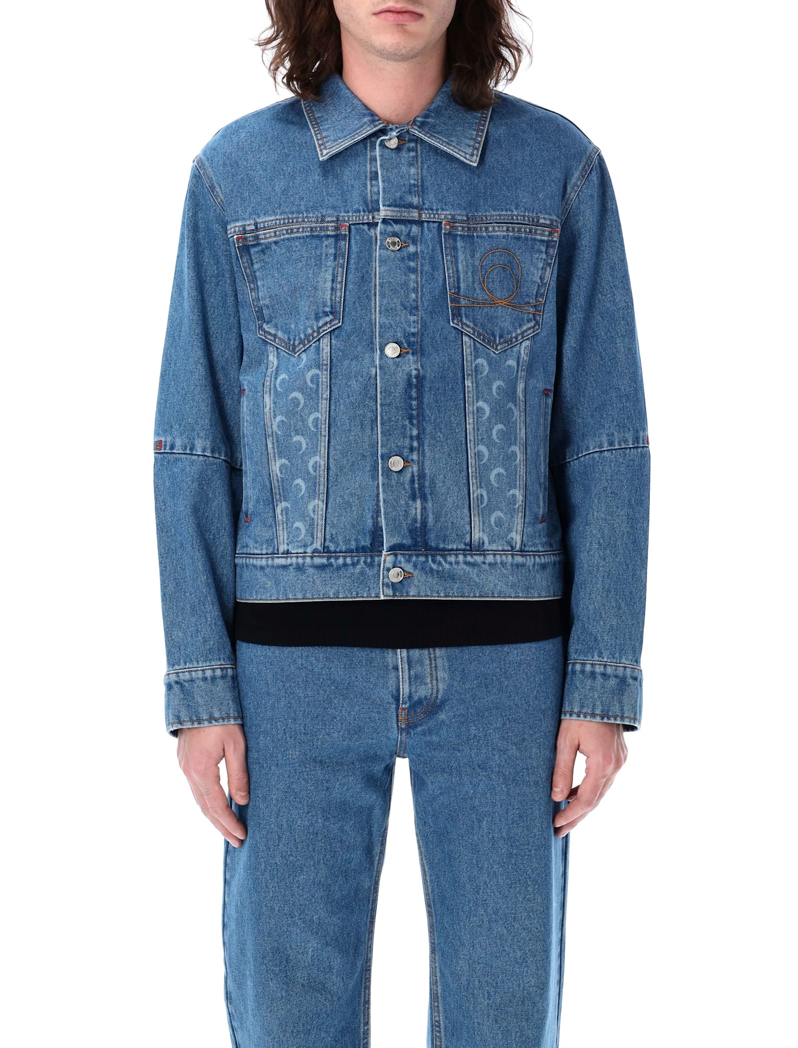 Moon Laser Denim Trucker Jacket