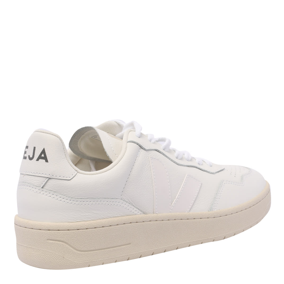 Shop Veja V-90 Sneakers In Extra White
