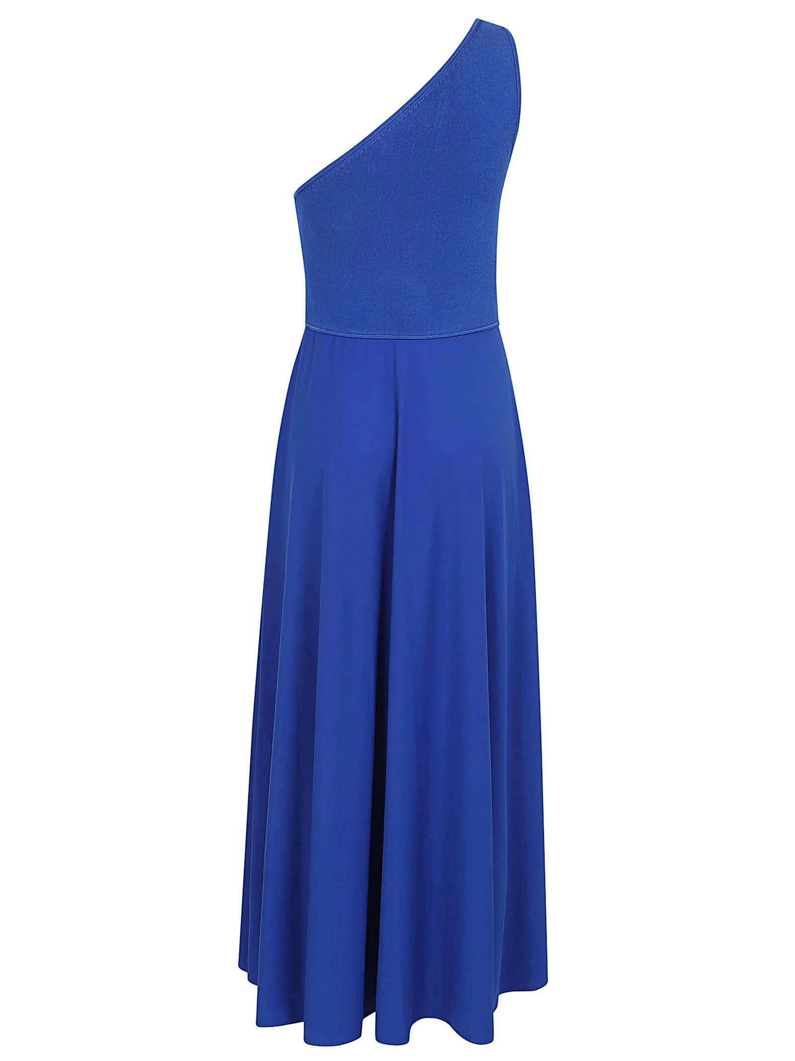 Shop Polo Ralph Lauren Sl Eline Dr-sleeveless-cocktail Dress In Sapphire Star