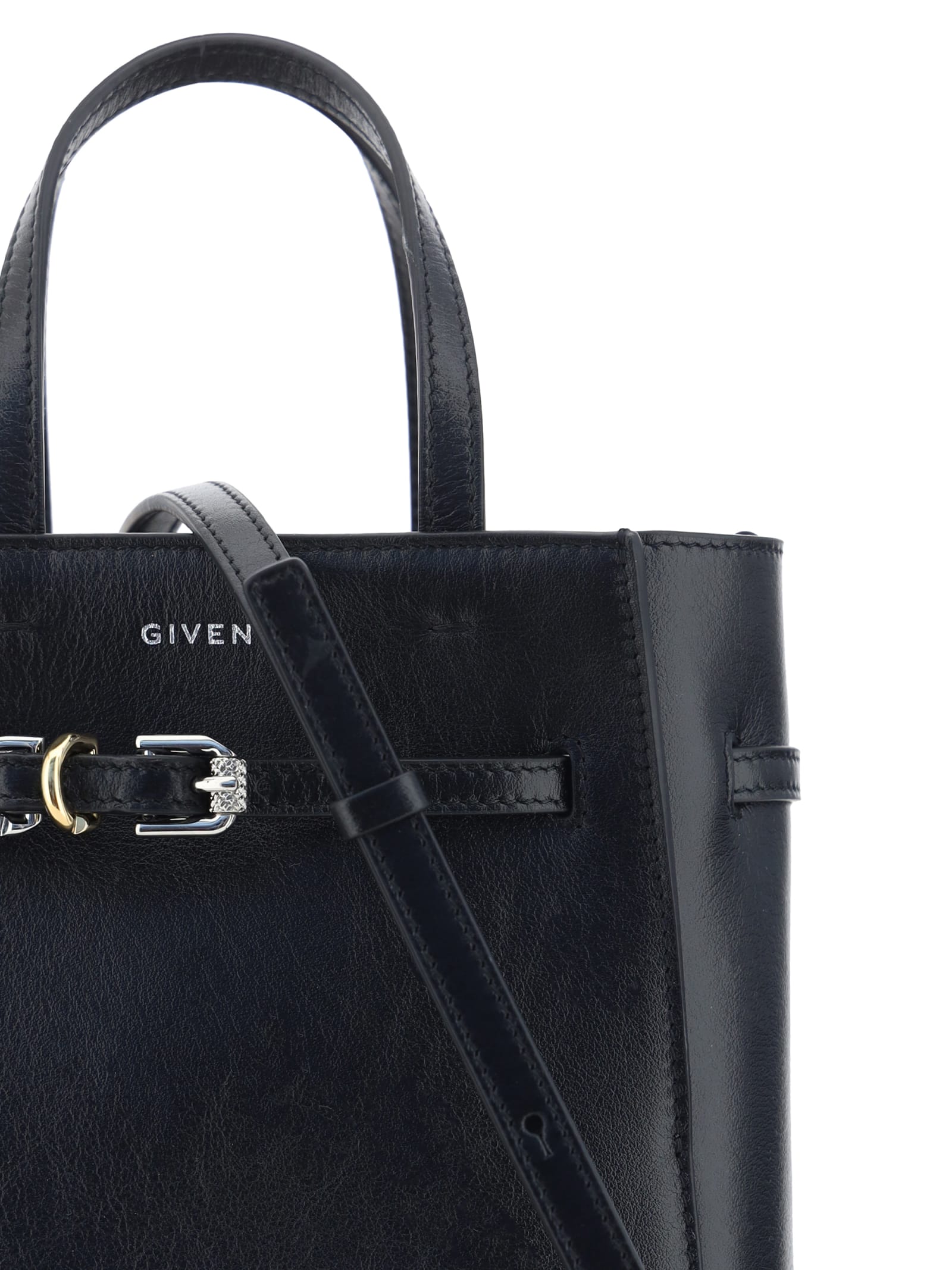 Shop Givenchy Voyou Mini Handbag In Black