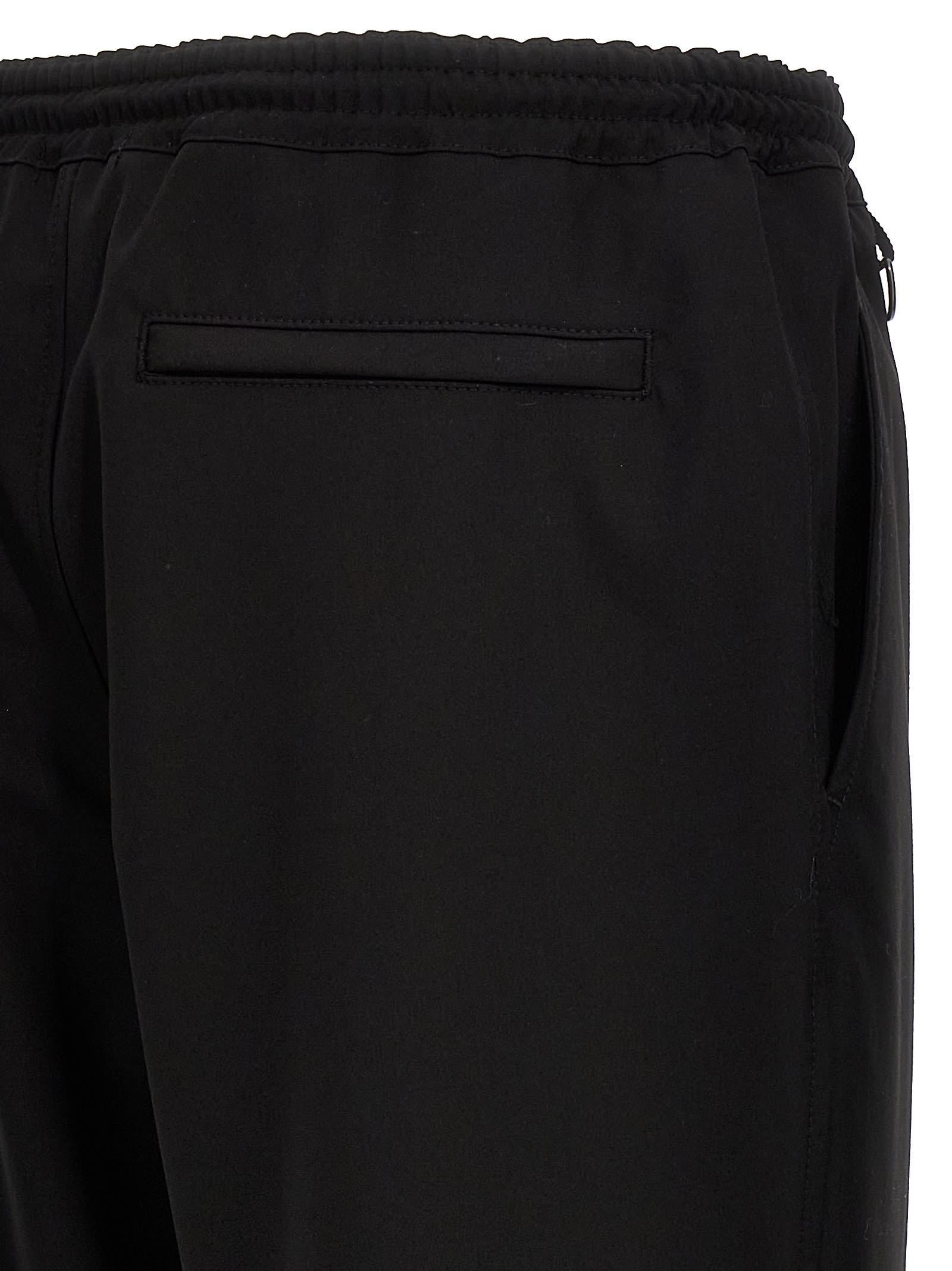Shop Comme Des Garçons Homme Deux Wool Pants In Black
