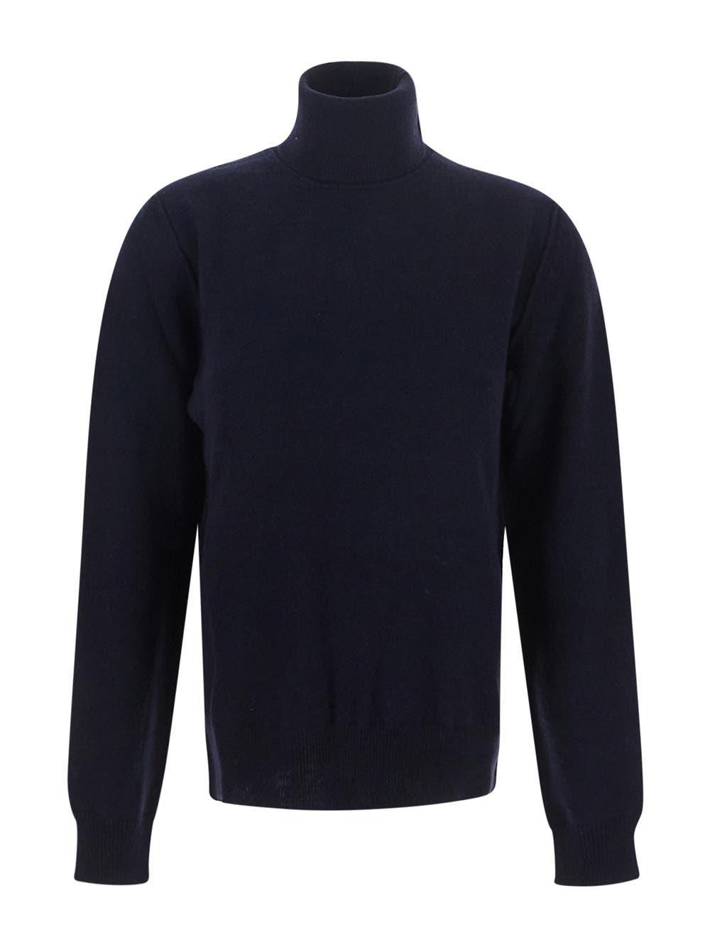 Shop Maison Margiela Crewneck Sweater In Blu