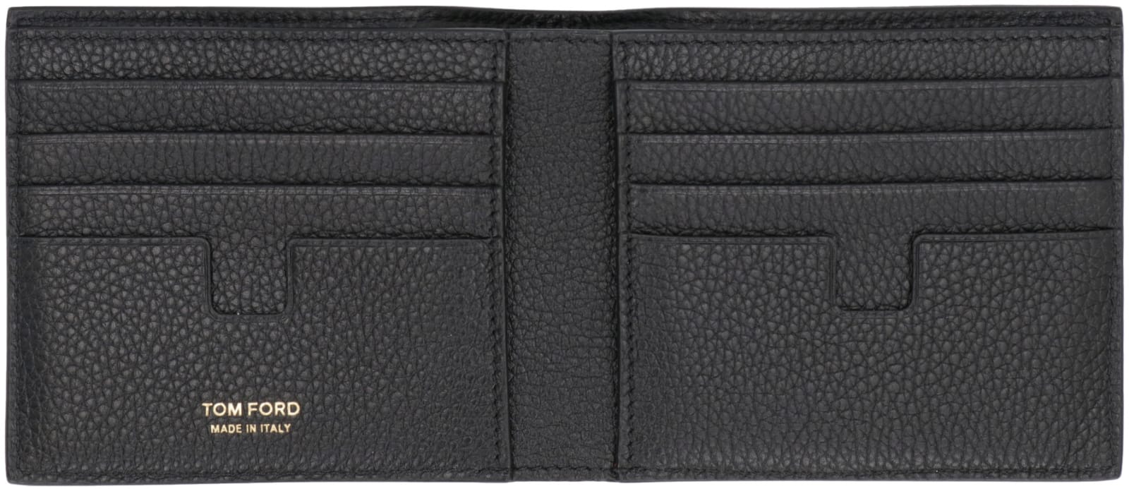 Shop Tom Ford Classic Logo Wallet In Black