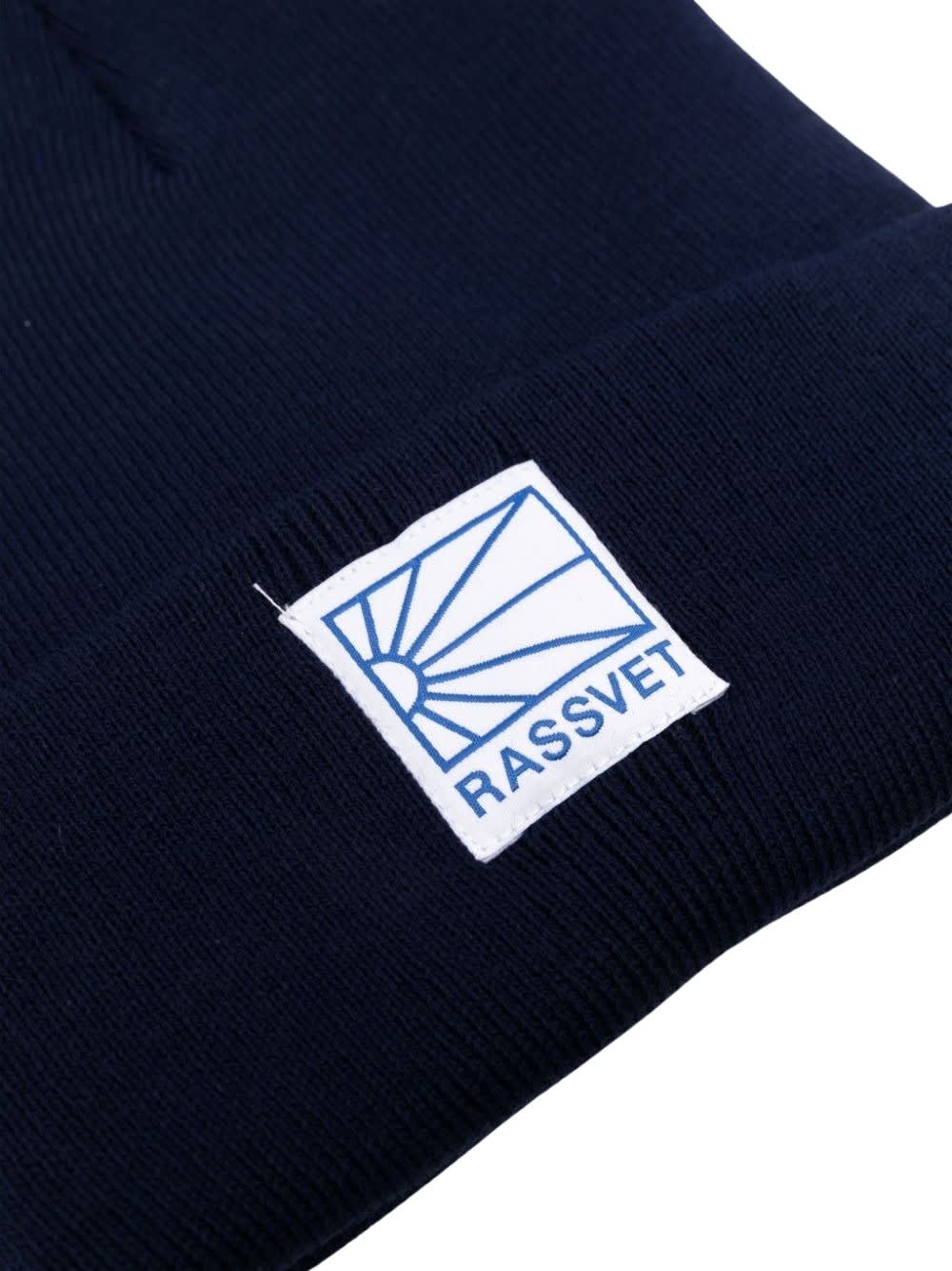 Rassvet Logo-patch Beanie In Navy