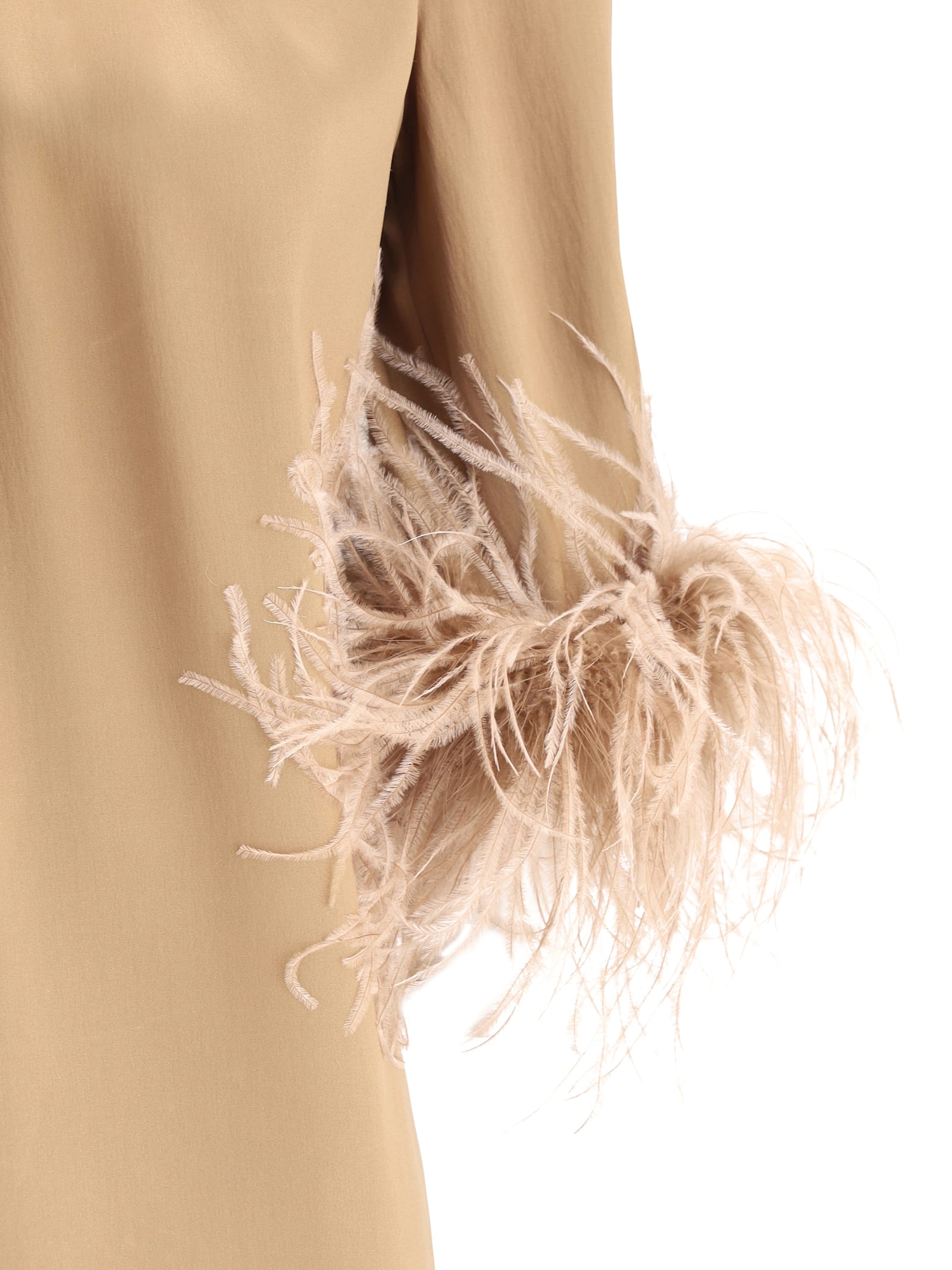 DOLCE & GABBANA FEATHERS BLOUSE