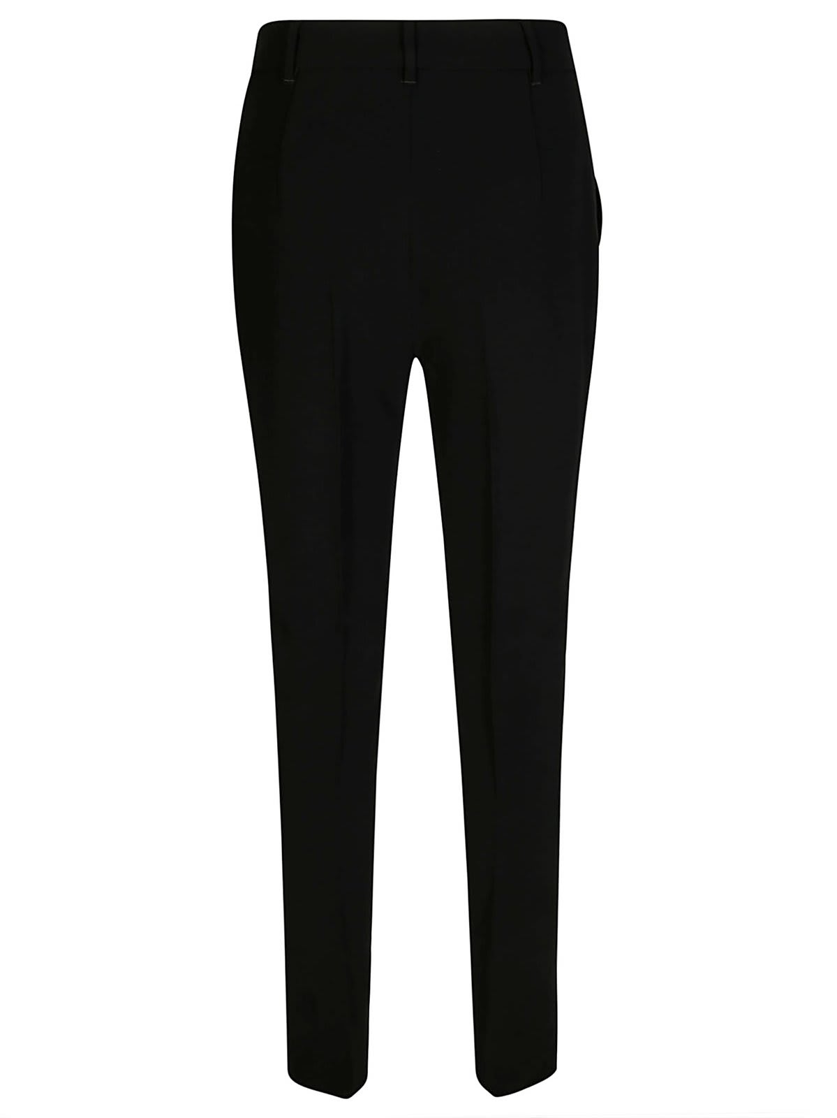 Shop Max Mara Jerta Straight Fit Tailored Trousers In Nero