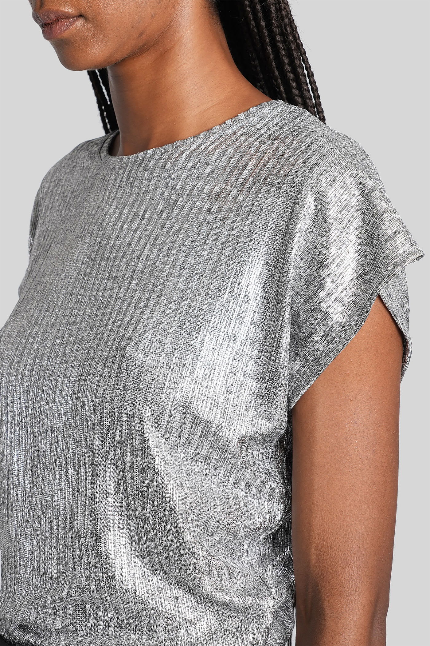 Iro Tarra Topwear In Grey Polyester In Gray