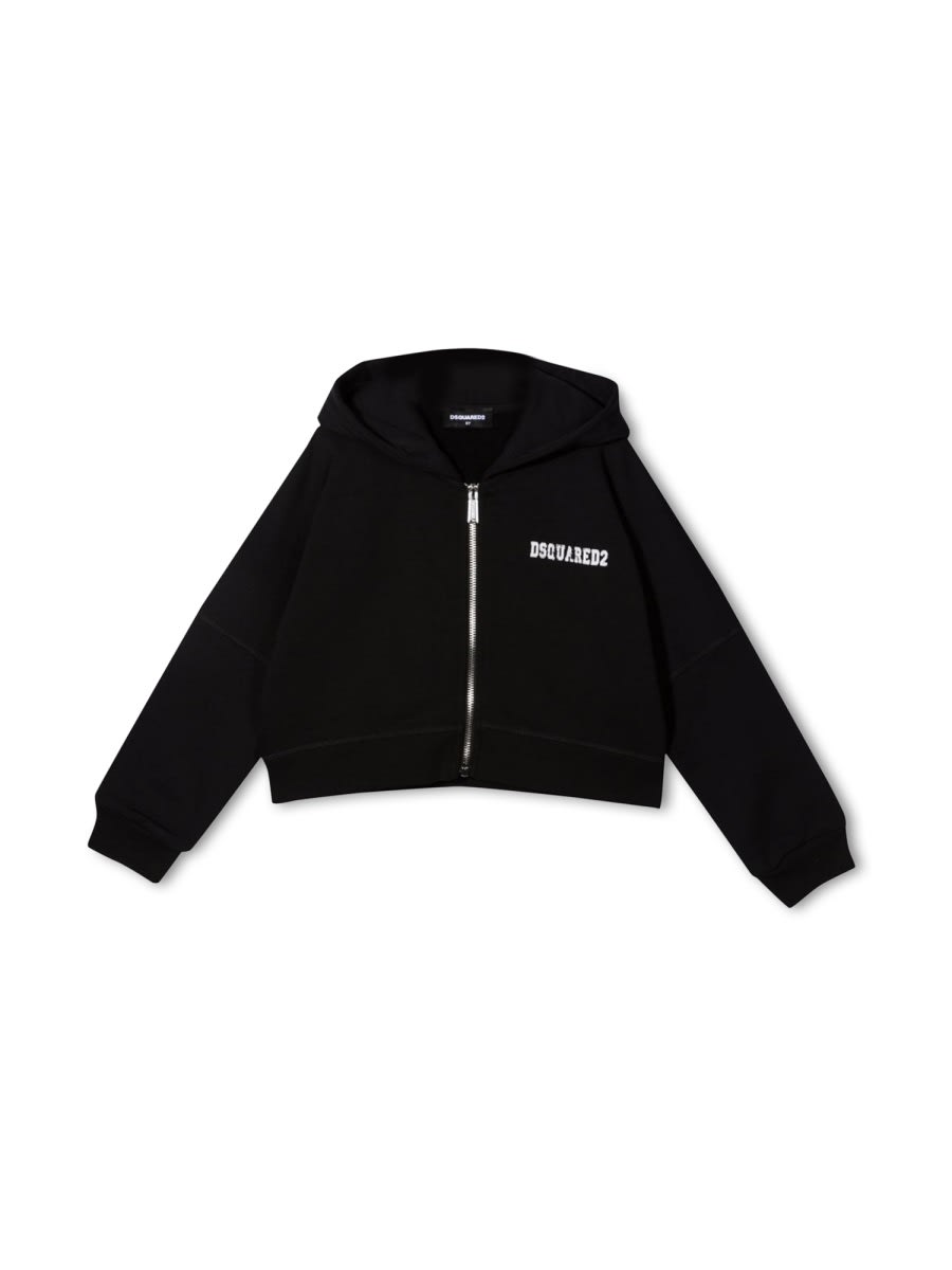 Dsquared2 Over Felpa In Black