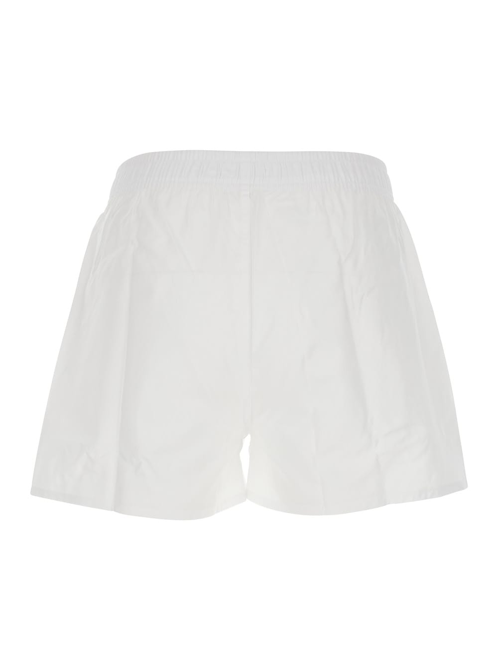 AMI ALEXANDRE MATTIUSSI AMI DE COEUR WHITE BRIEFS WITH ADC LOGO EMBROIDERY ON THE FRONT IN COTTON MAN