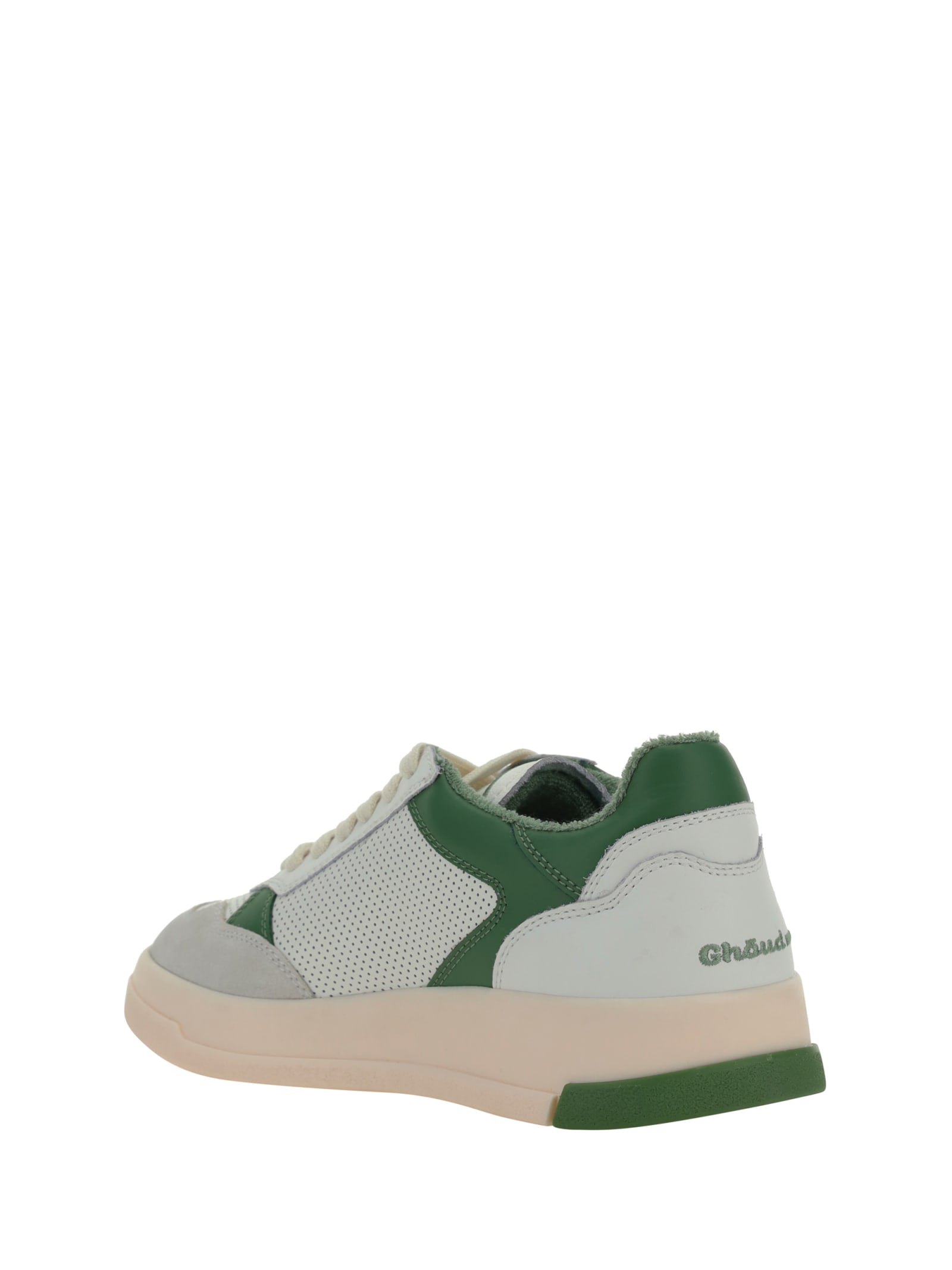 Shop Ghoud Tweener Sneakers In Wht/grn