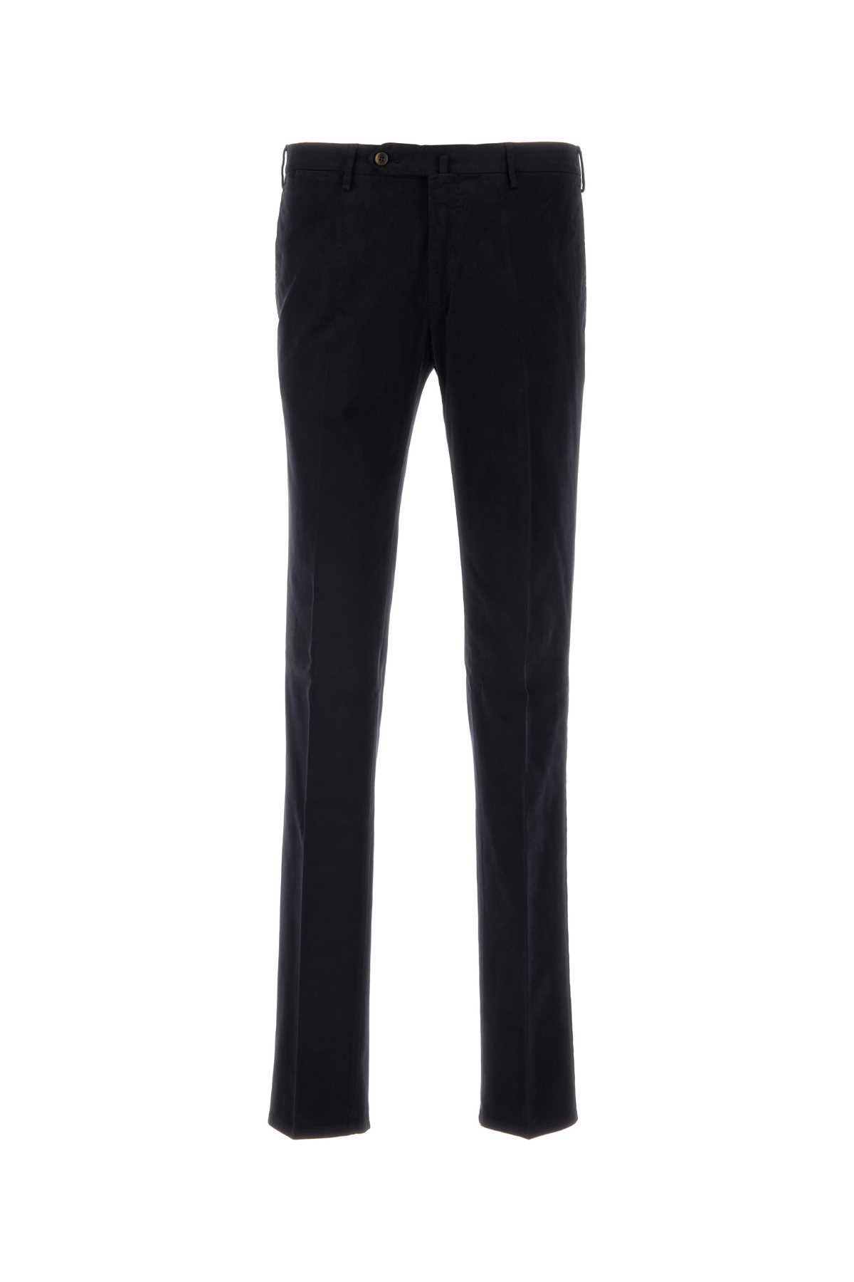 Pt Torino Tailored Stretch-wool Trousers In Black