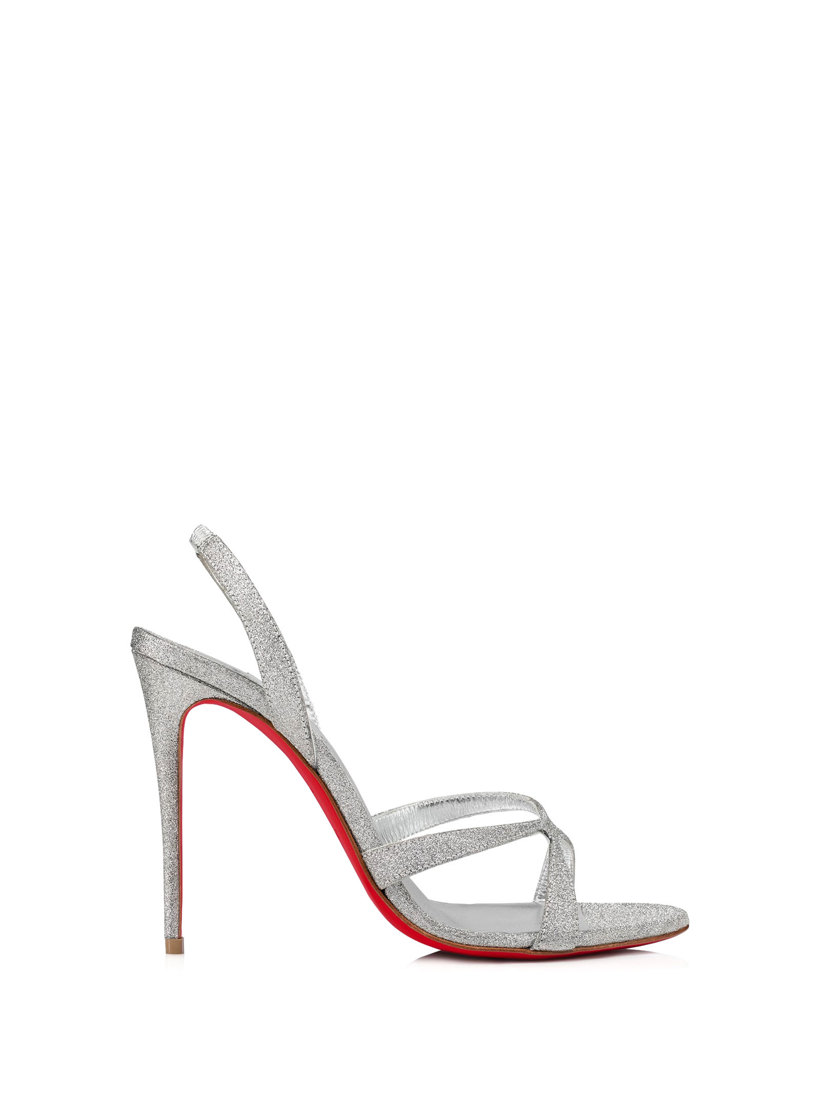 Christian Louboutin Emilie Sandals In Glittery Leather