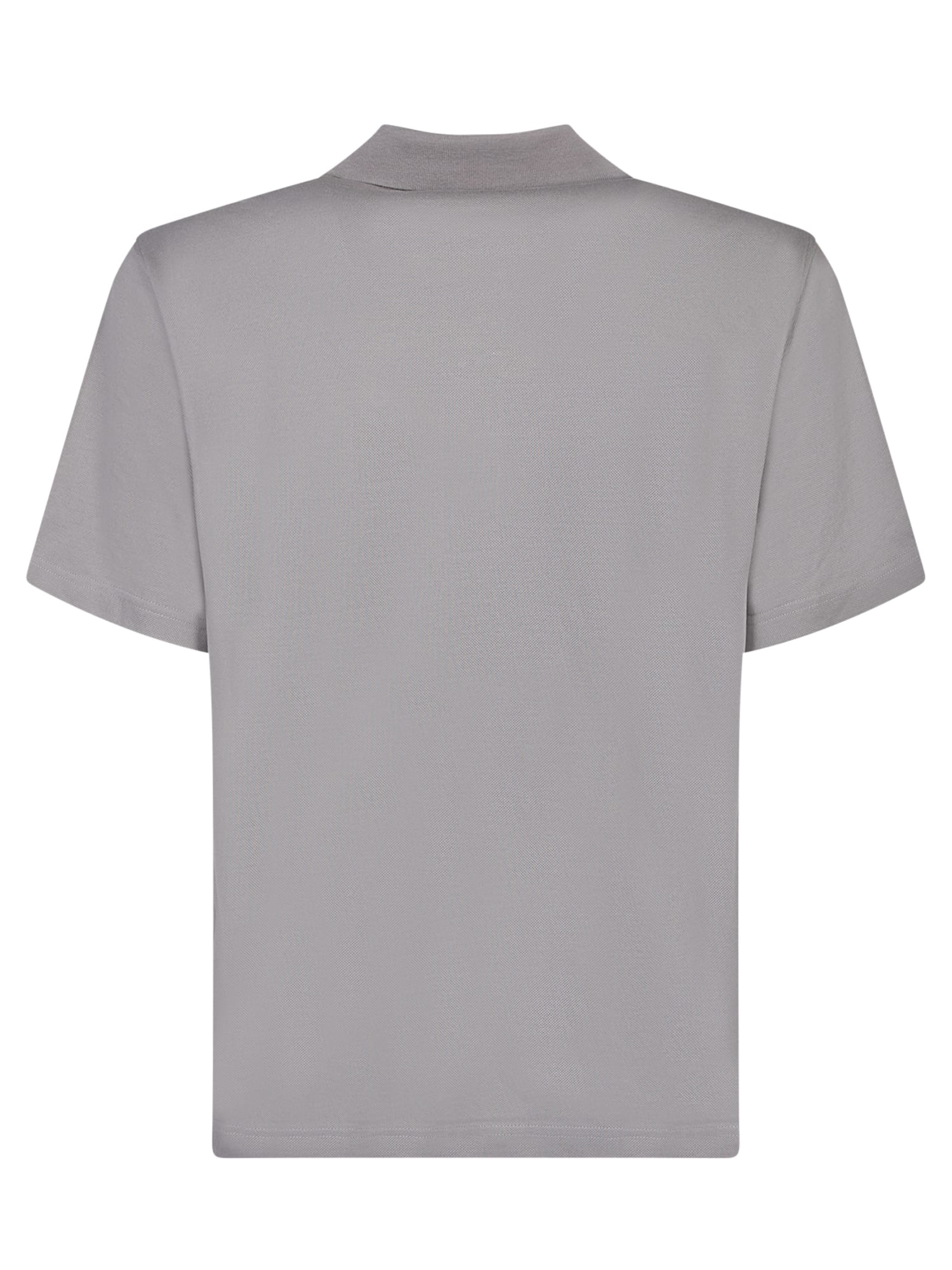 Shop Lanvin Regular Fit Taupe Polo Shirt In Beige