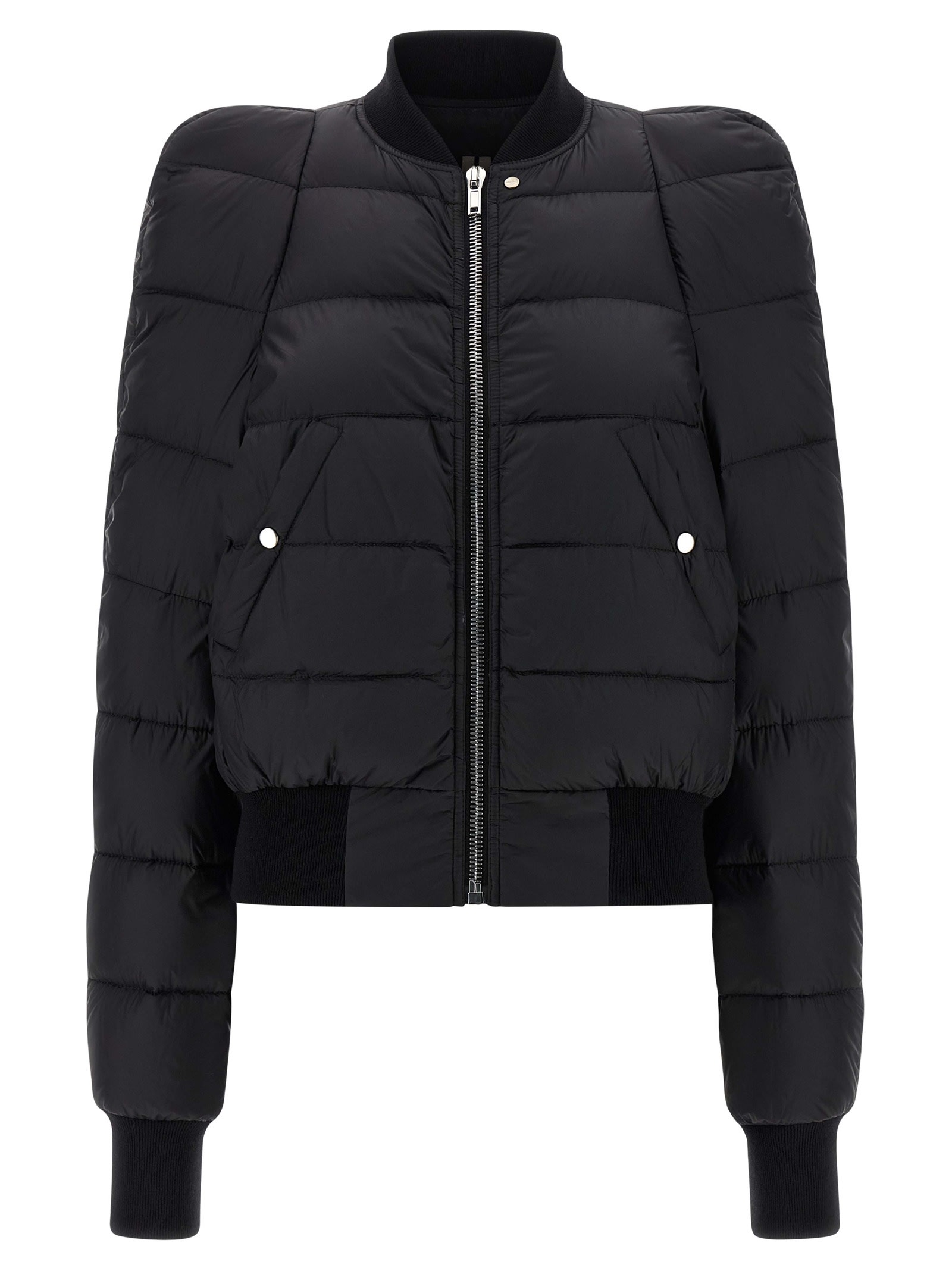 Rick Owens Concordians Duvet Flight Jacket Clothing In Black