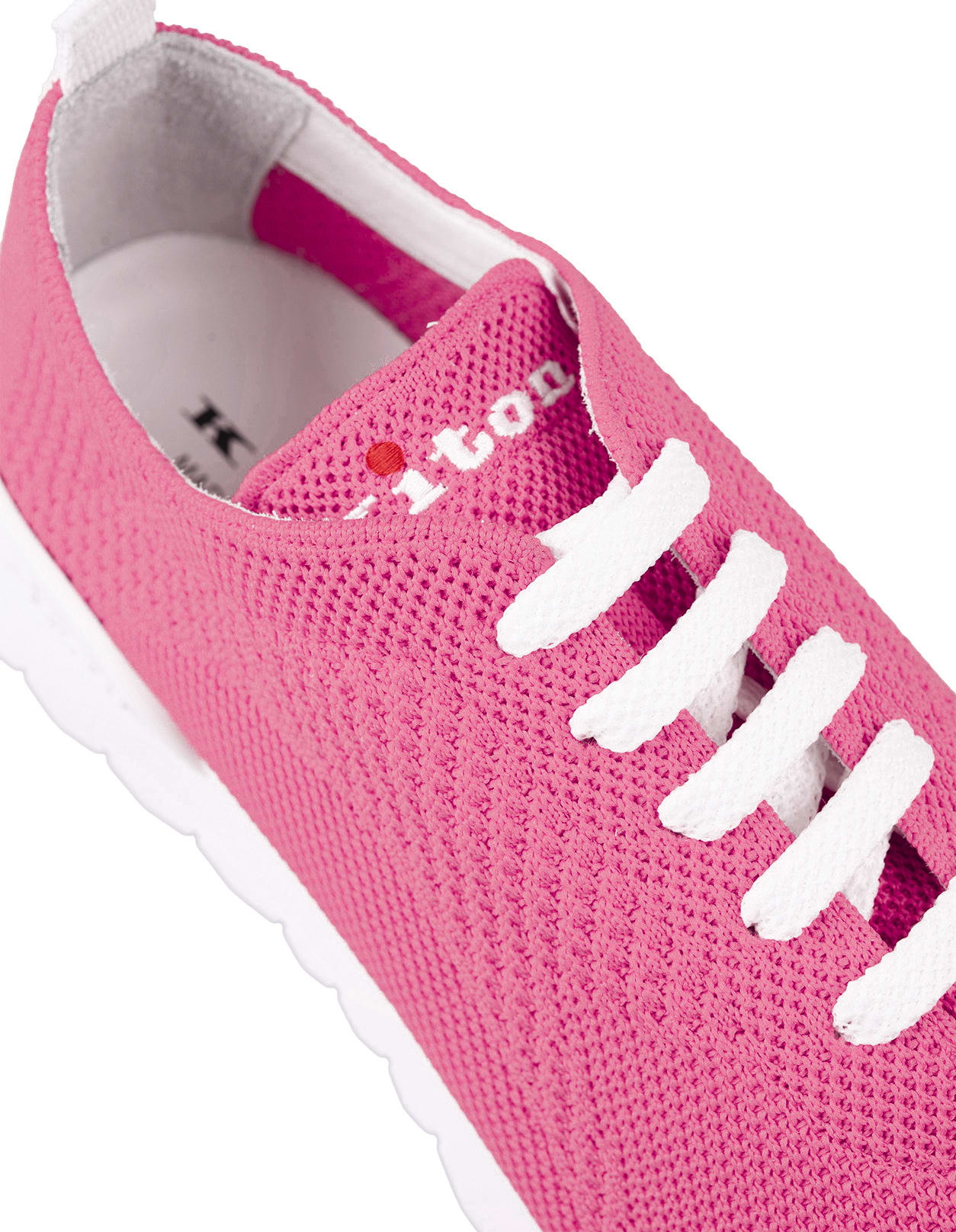 Shop Kiton Pink Fit Running Sneakers