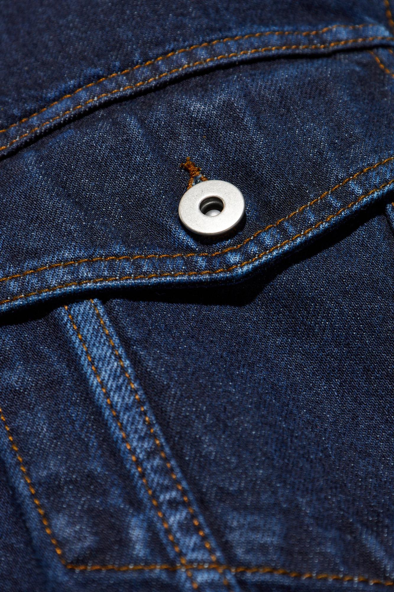 Burberry Indigo Blue Vintage-inspired Denim Jacket With Button Fastening In Blue
