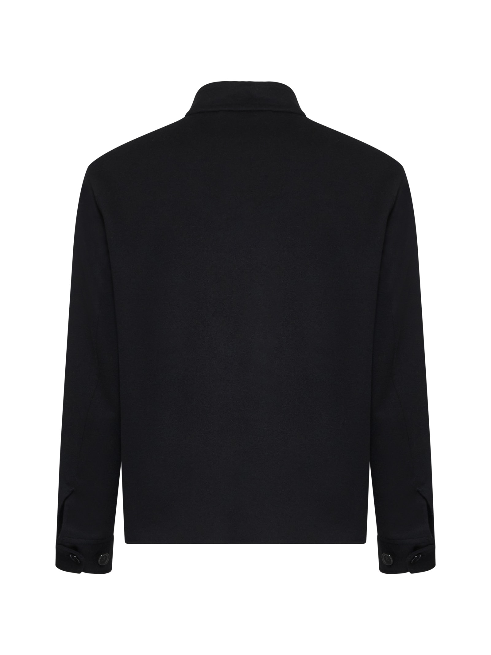 Shop Lardini Jacket In Black