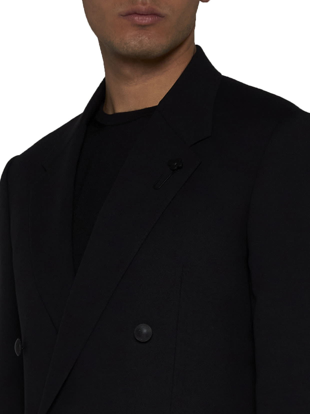 Shop Lardini Blazer In Black