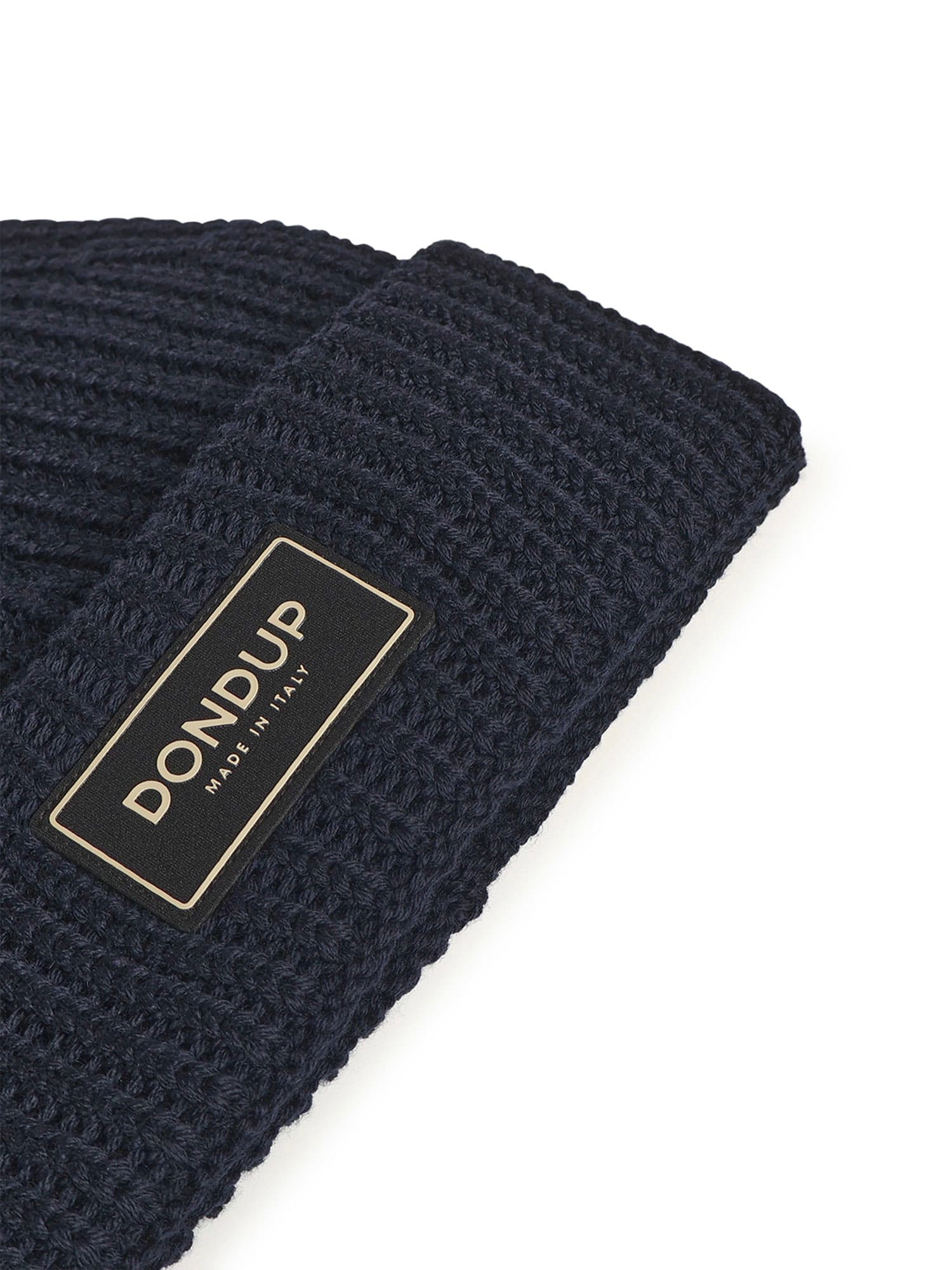 Dondup Technical Wool Hat In Blue