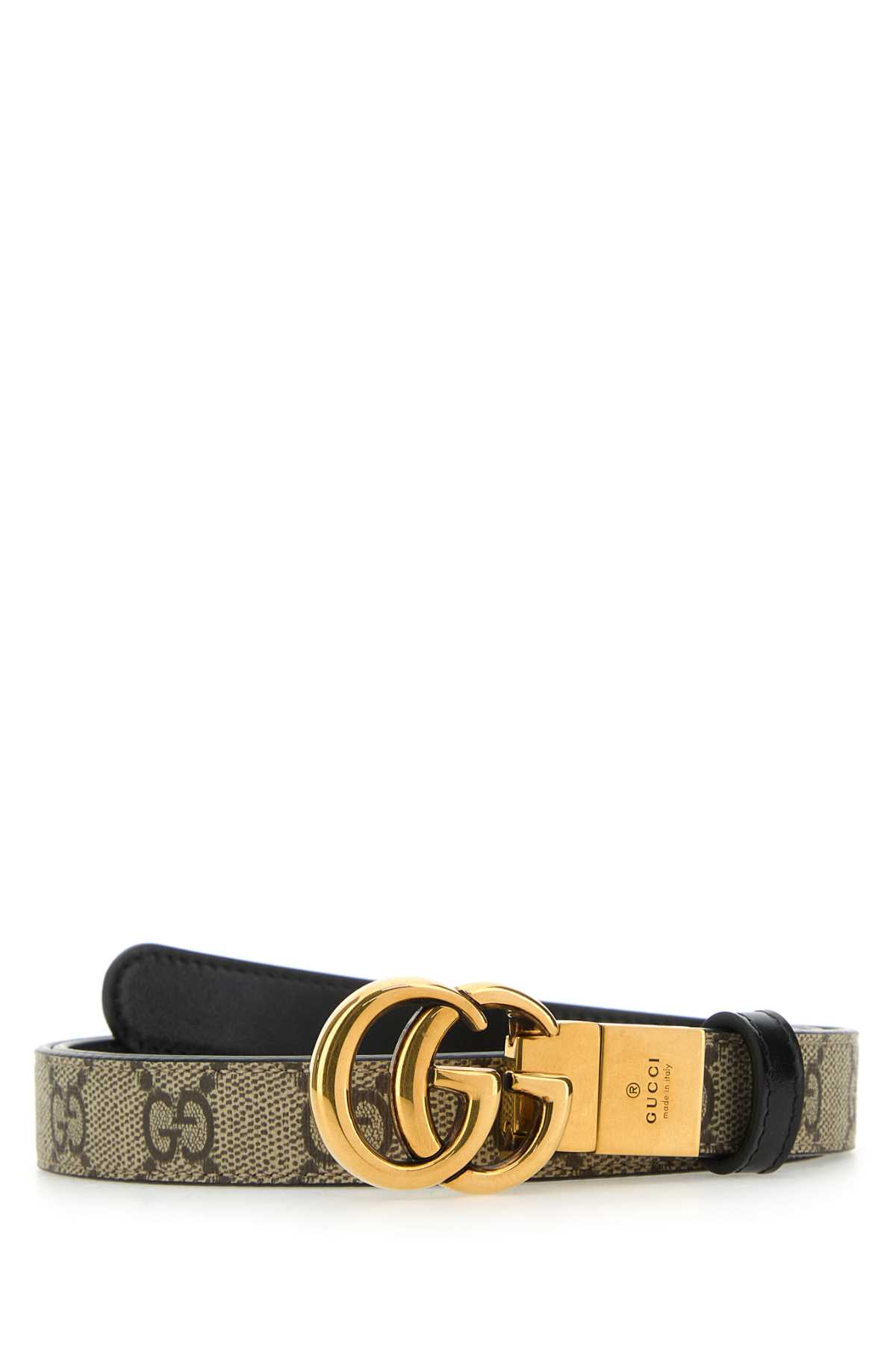 Gg Supreme Fabric Reversible Belt