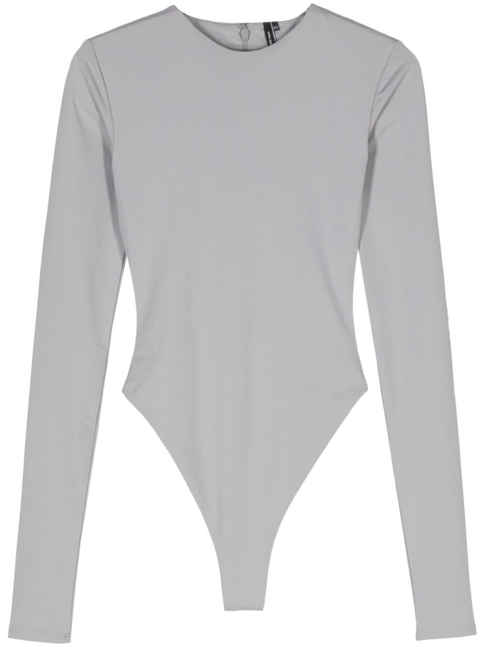 Shop Entire Studios Ls Bodysuit - Nylon Spandex In Rhino