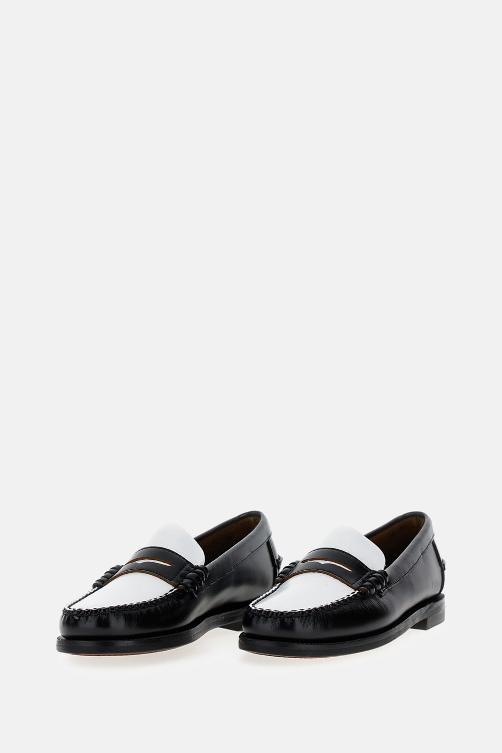 Sebago Classic Dan Smooth Leather Loafers In Black