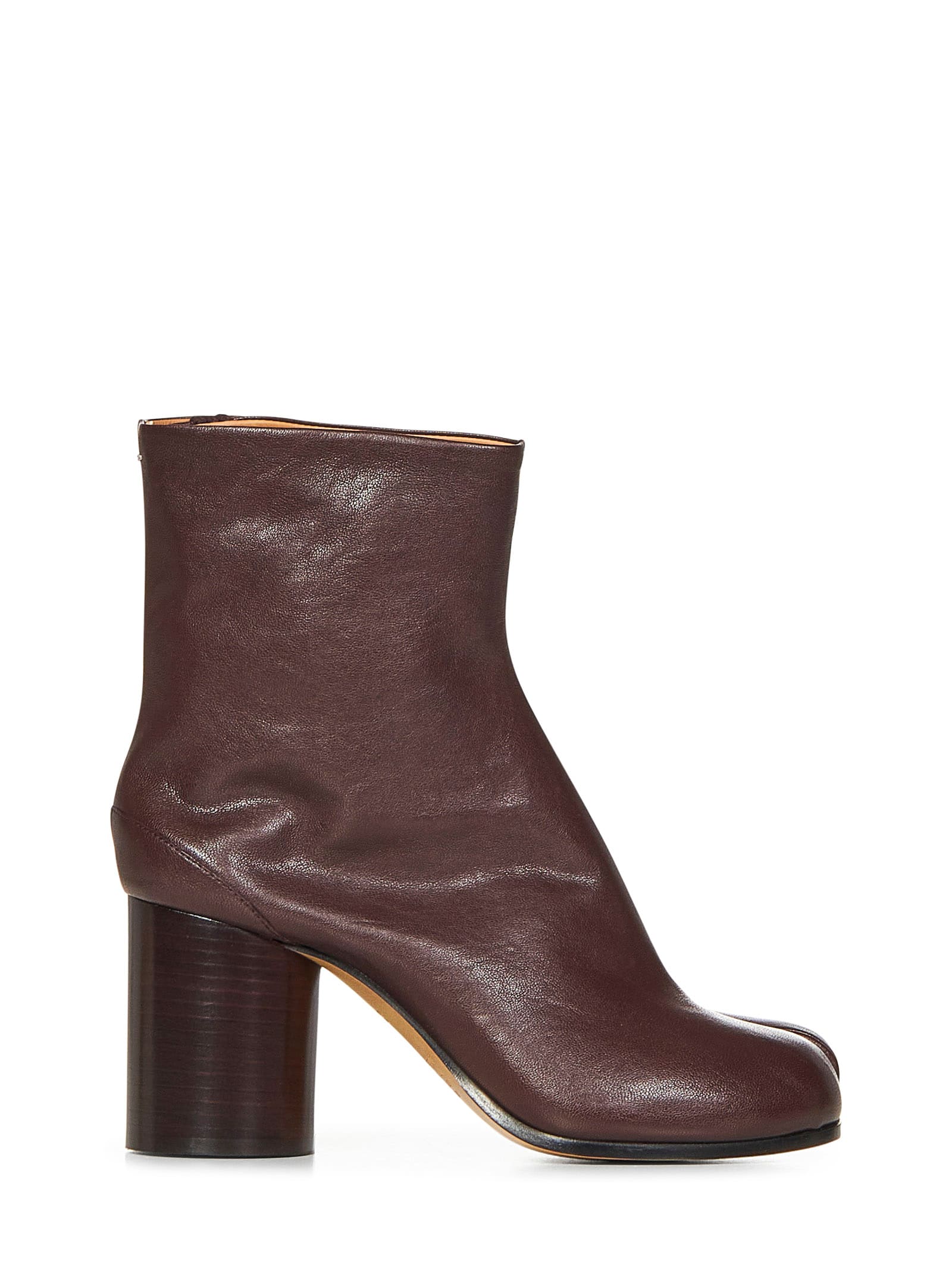 Shop Maison Margiela Tabi Boots In Brown