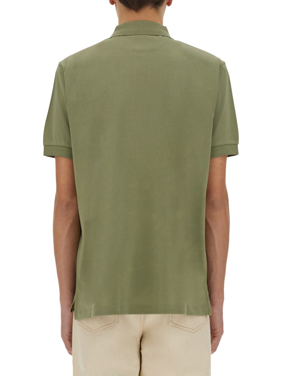 Shop Paul Smith Cotton Polo In Military Green