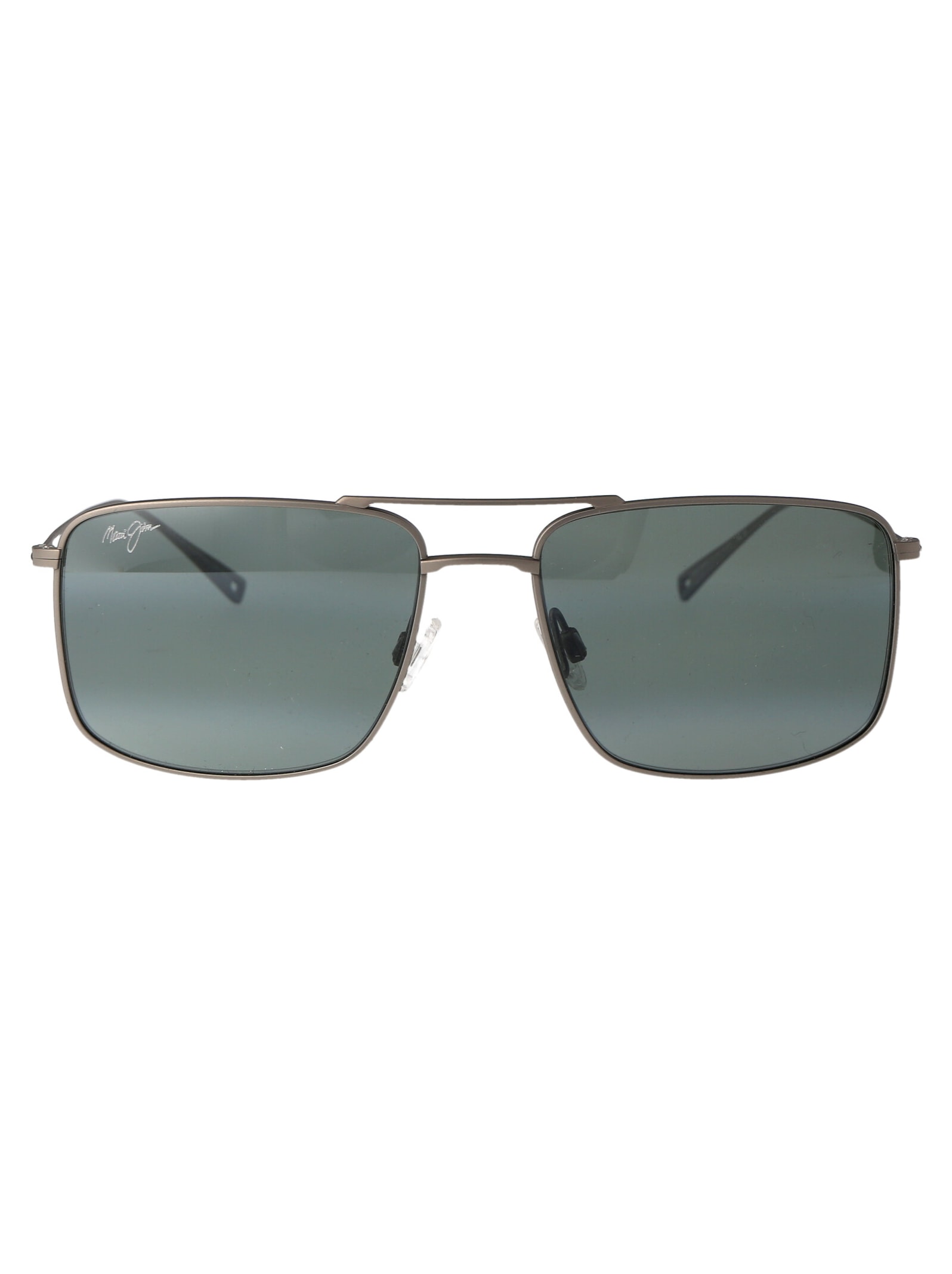 Maui Jim Aeko Sunglasses In 17 Grey Matte Titanium