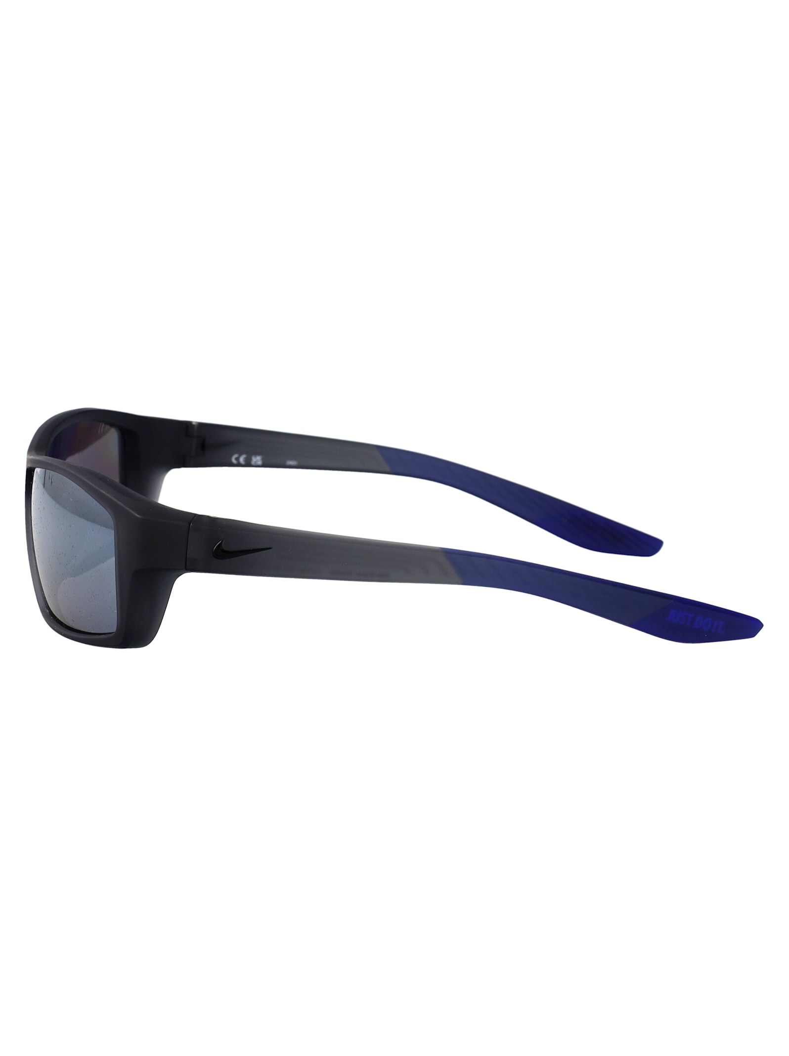 Nike Brazen Shadow Sunglasses In 012 Grey W/ Silver Flash Matte Dark Grey