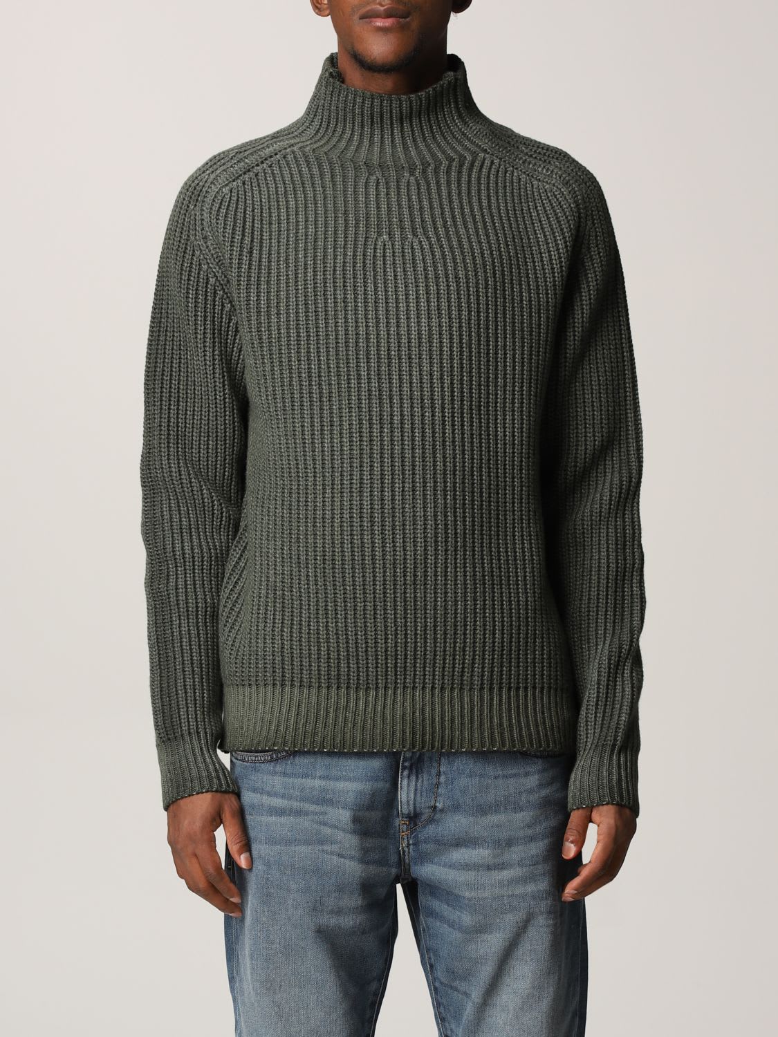 Diesel Sweater Diesel Pullover In Ribbed Wool Blend