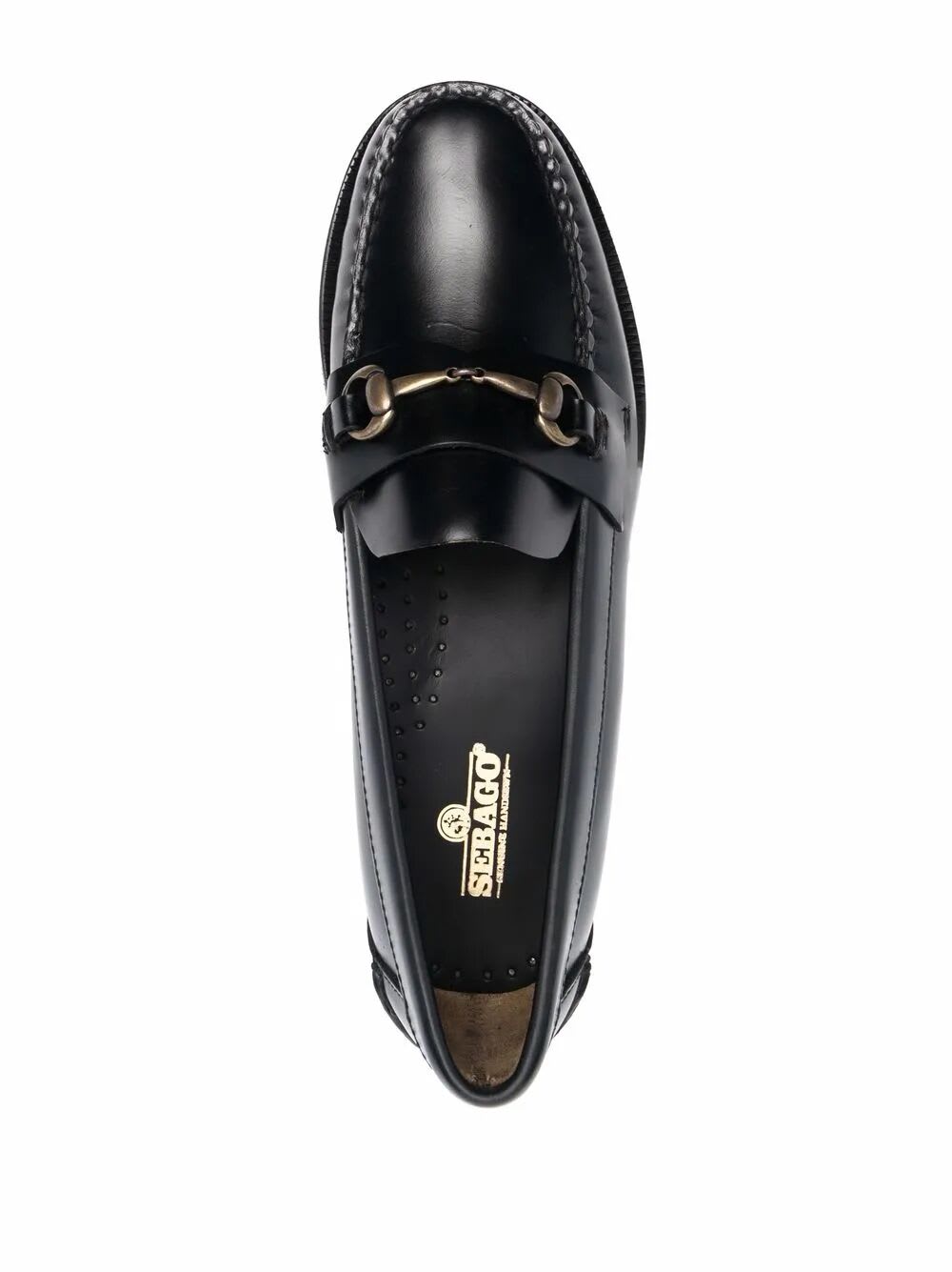 Sebago Horsebit-detail Leather Loafers In Black