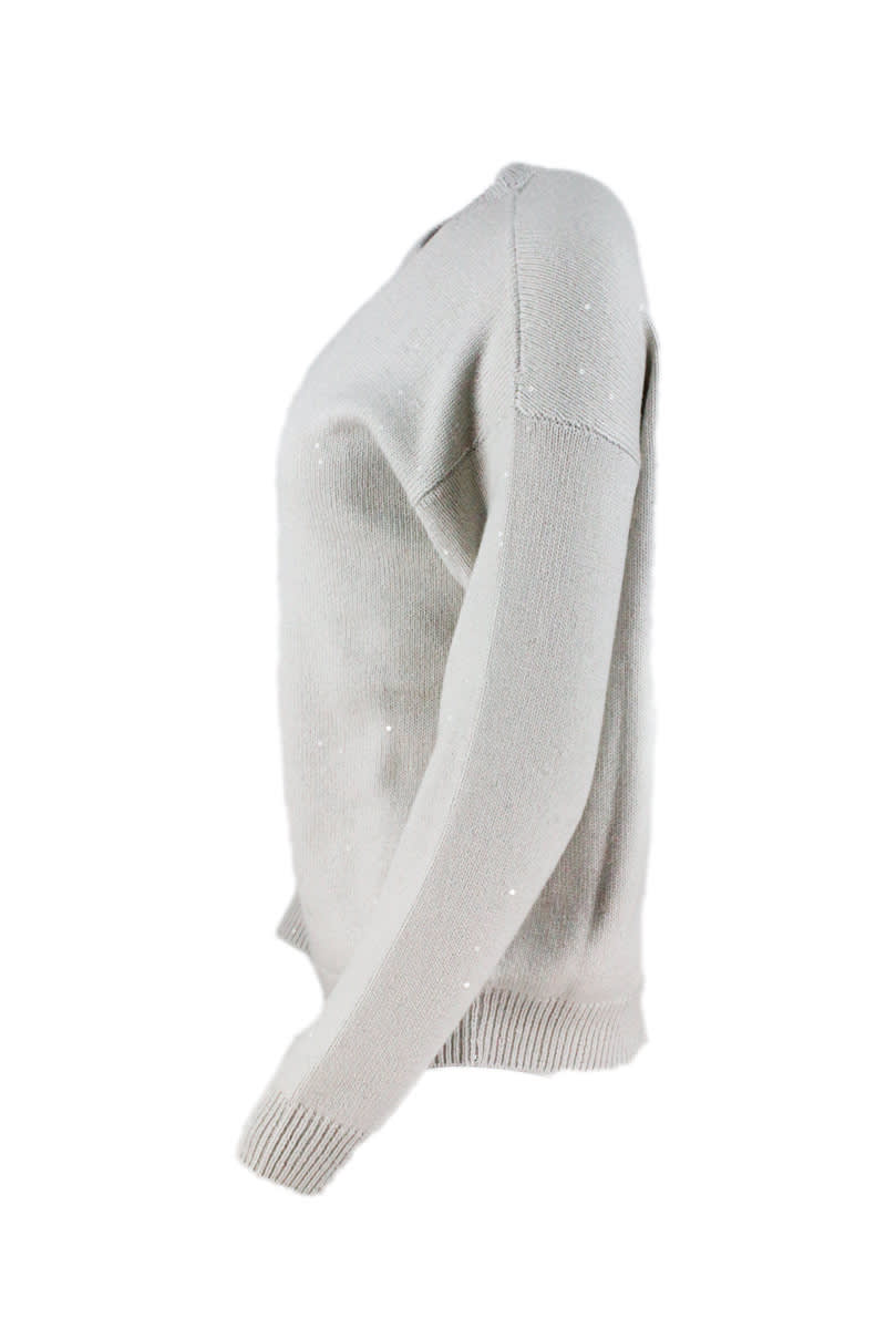 Shop Brunello Cucinelli Sweater In Beige