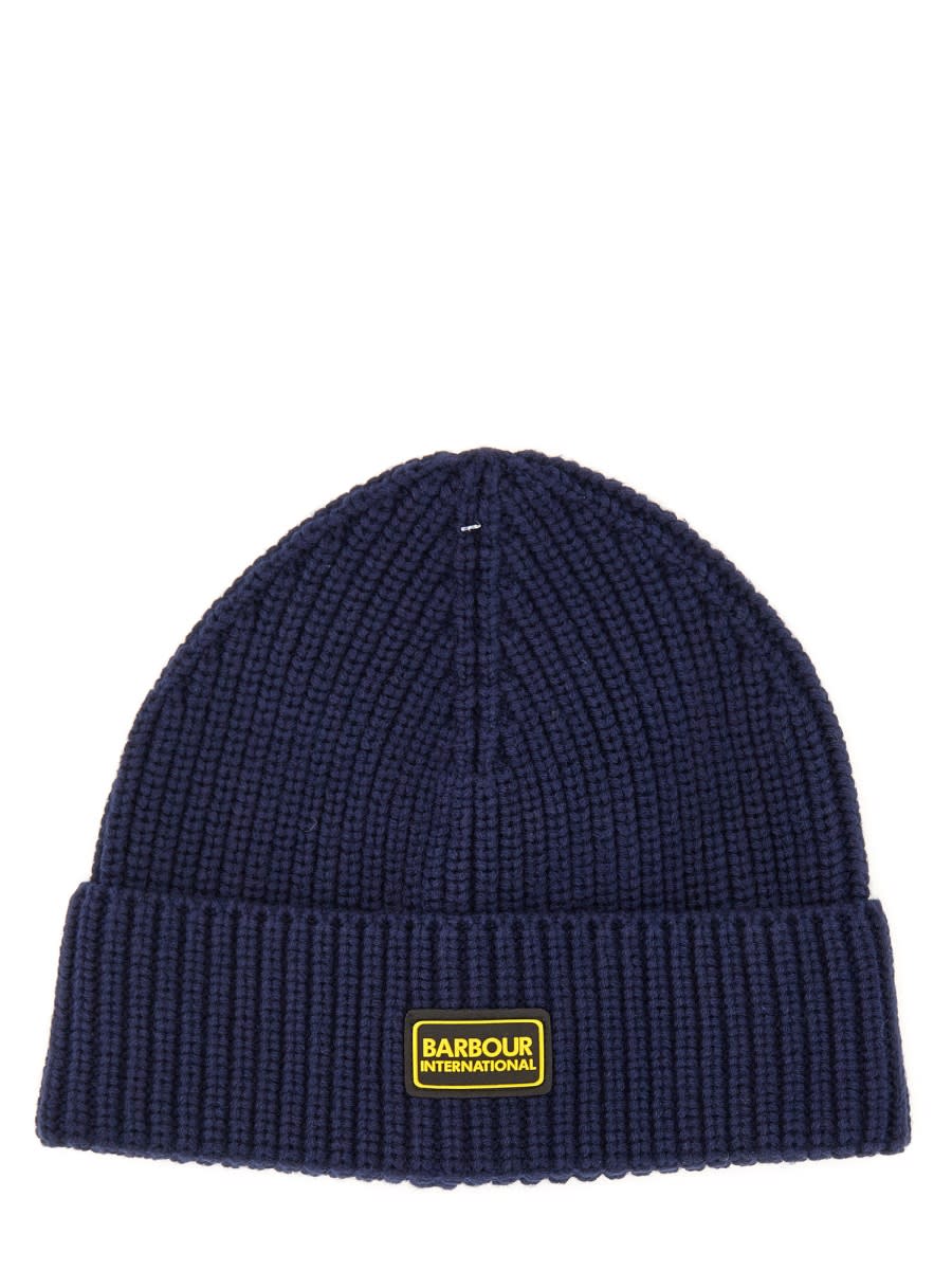 Shop Barbour Beanie Sweeper Legacy B.intl Hat In Blue