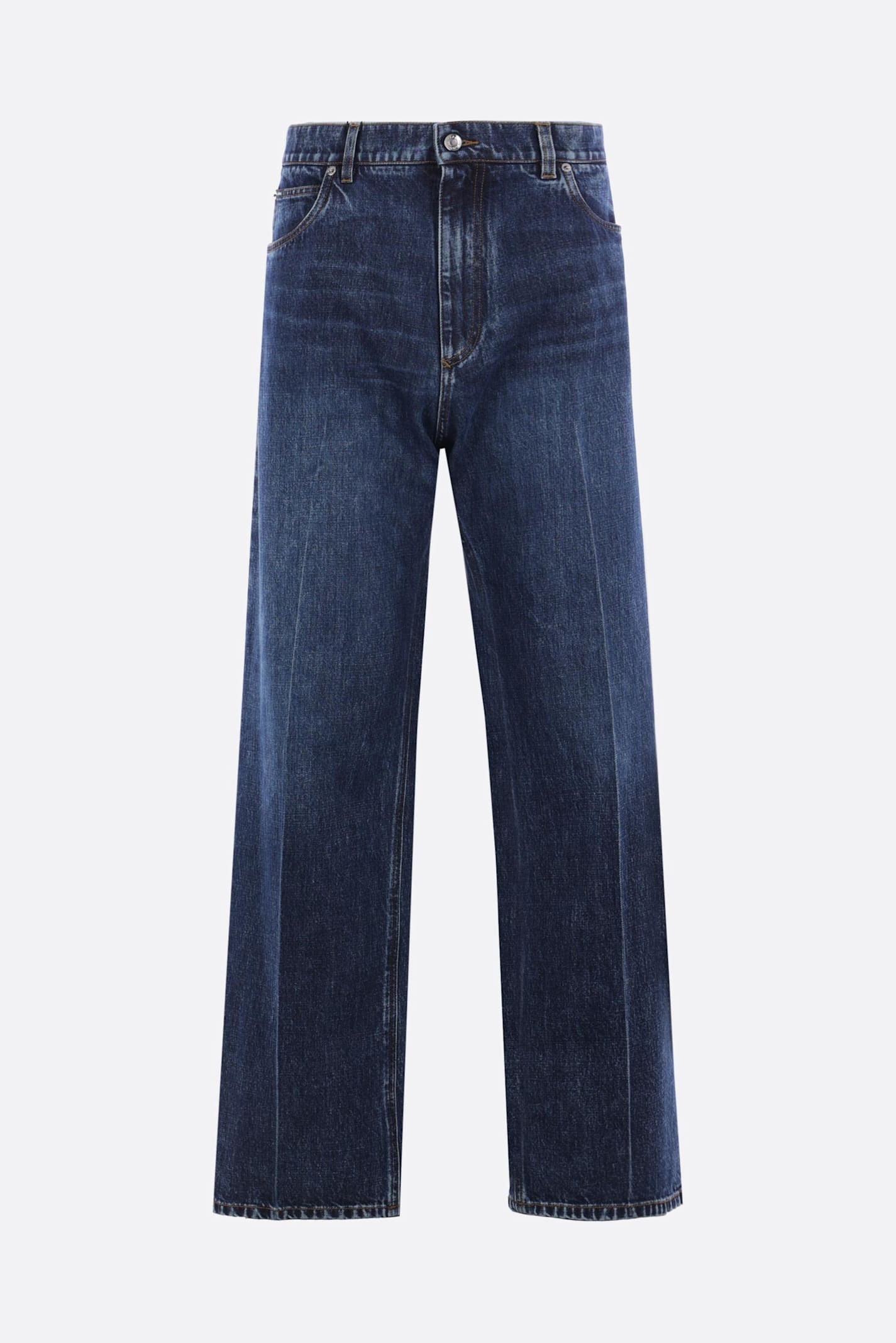 Dg Embroidered Denim Oversize Jeans