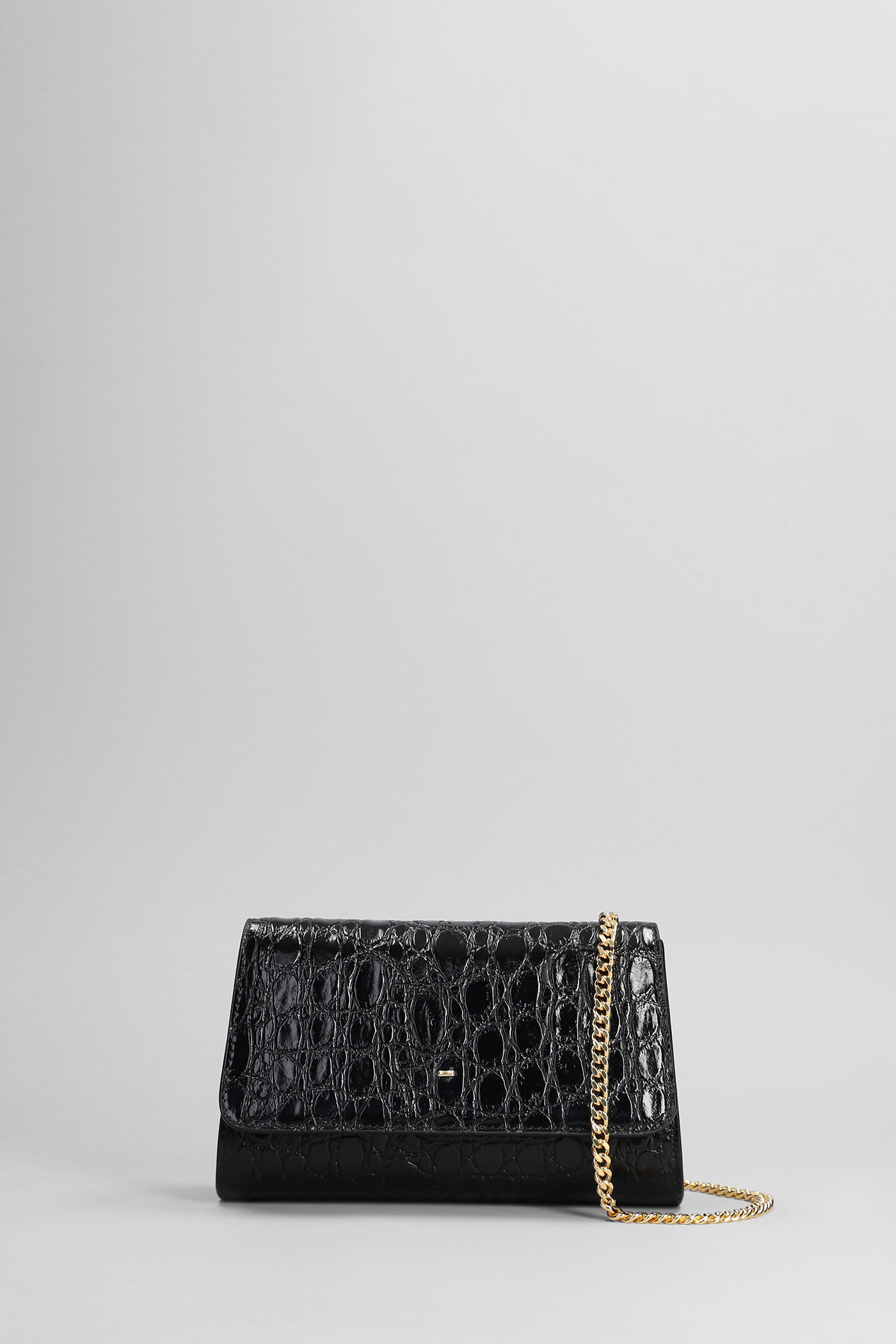 Giuseppe Zanotti Cleopatra Clutch In Black Leather