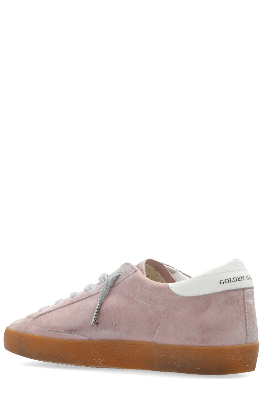 Shop Golden Goose Super-star Classic Sneakers In Pink Optic White