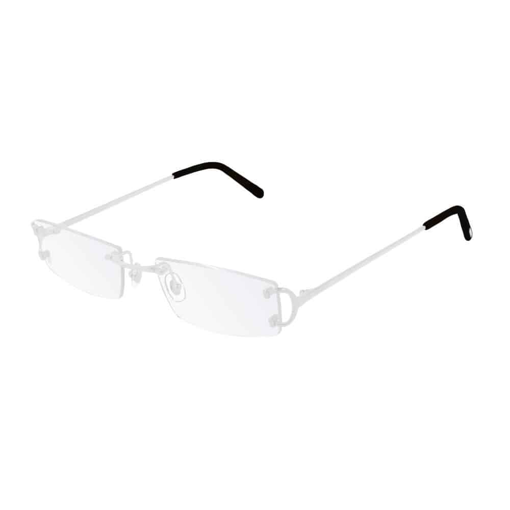 Cartier Ct0092o-002silver-shiny-transparent In Silver