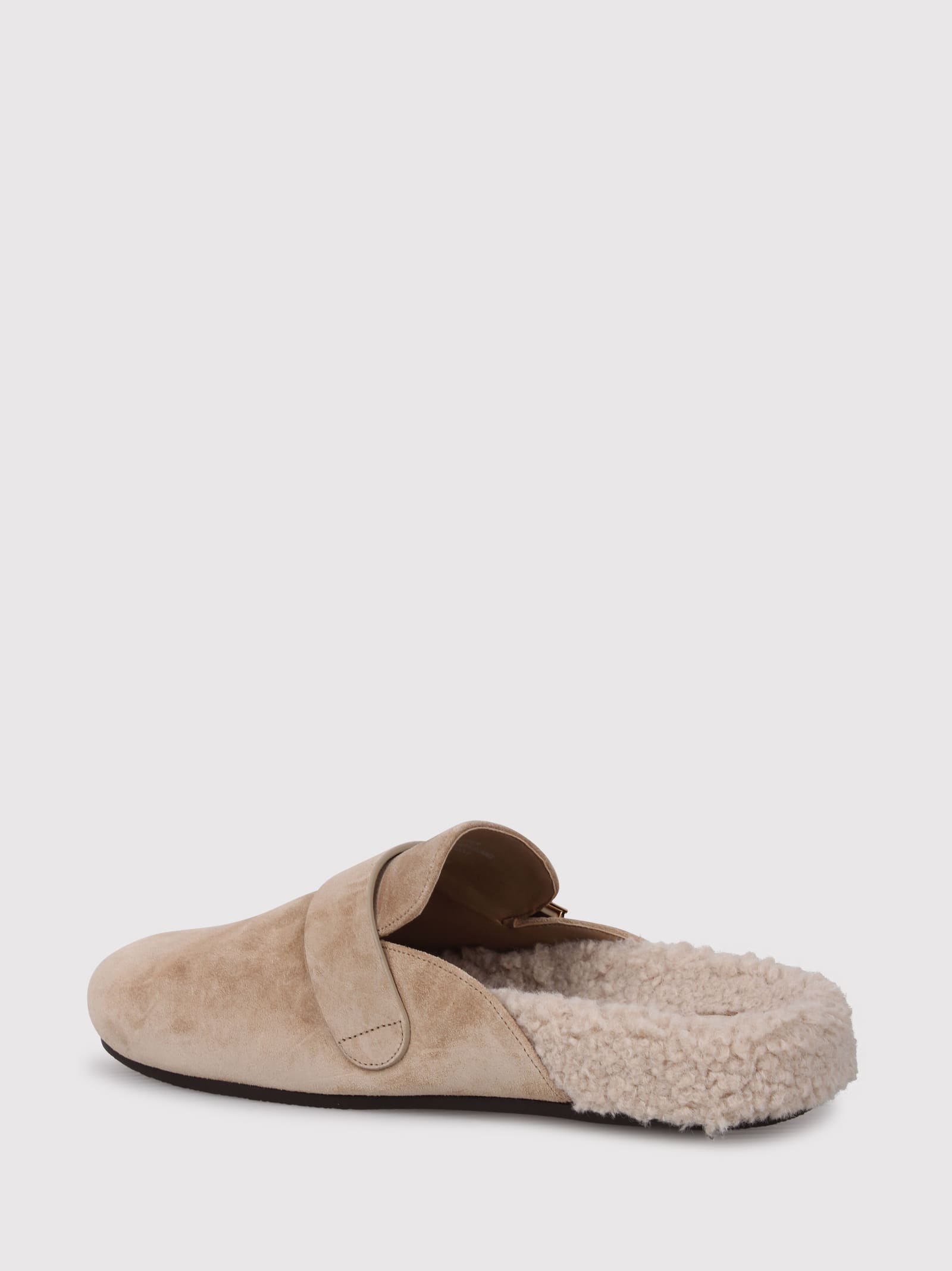 Shop Tory Burch Mellow Shearling Mules