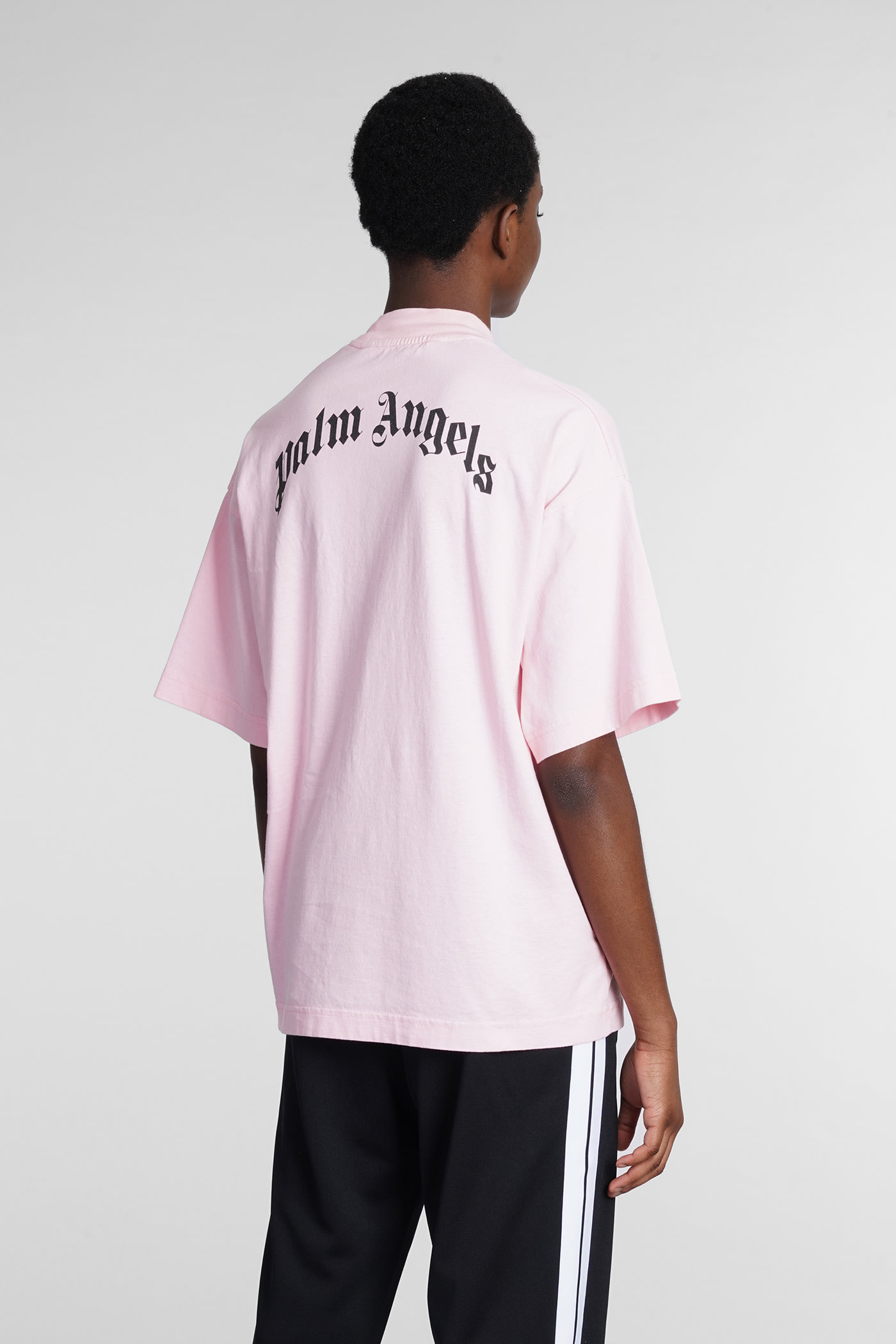 Palm Angels Oversized Printed Cotton-jersey T-Shirt - Women - Pink Tops - XXL