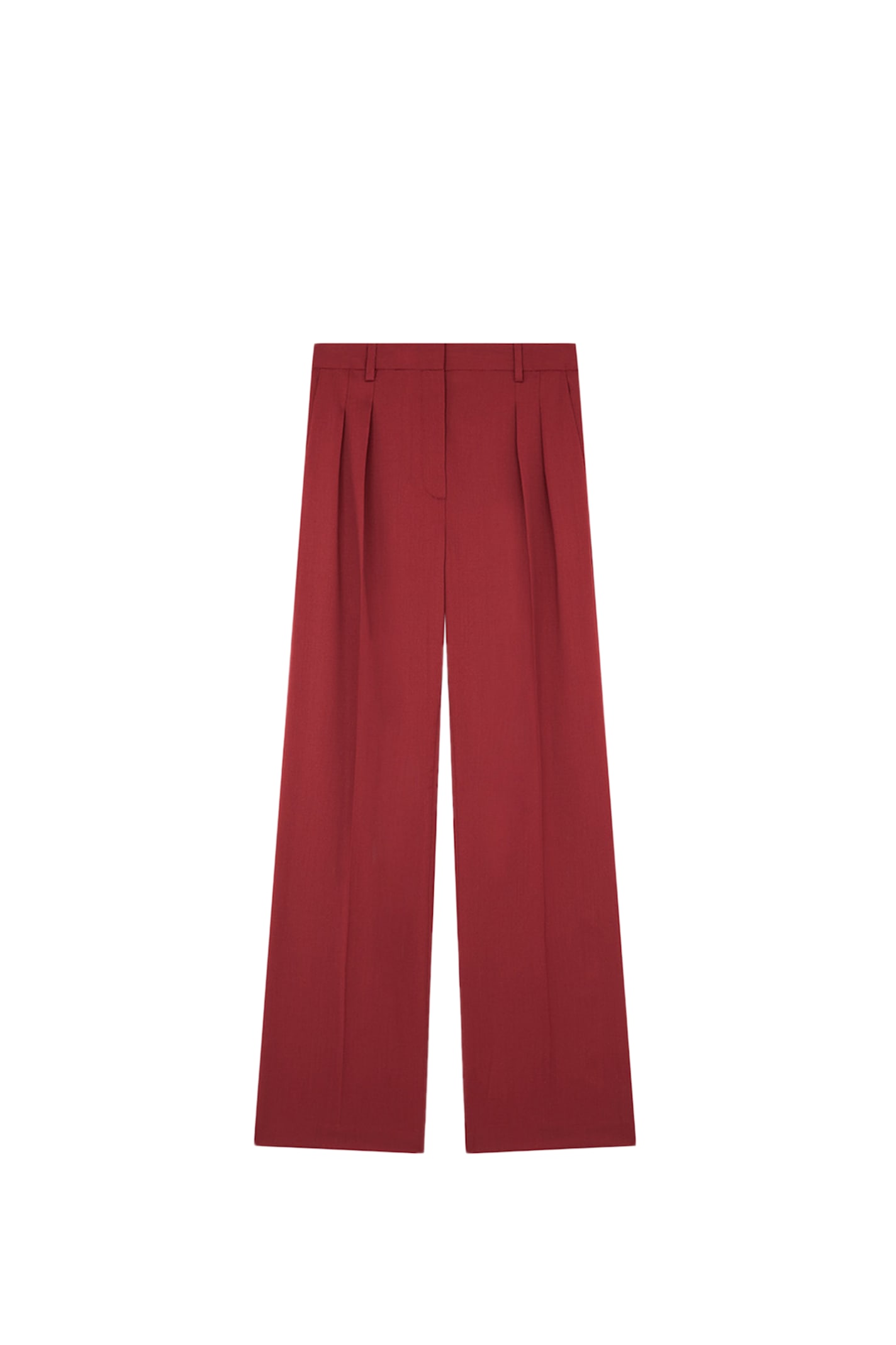 Shop Loulou Studio Sbiru Pants In Bordeaux