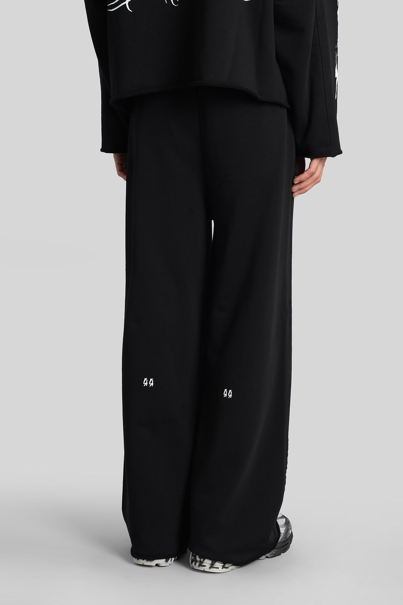 44 Label Group Elastic Waist Sweatpants In Black