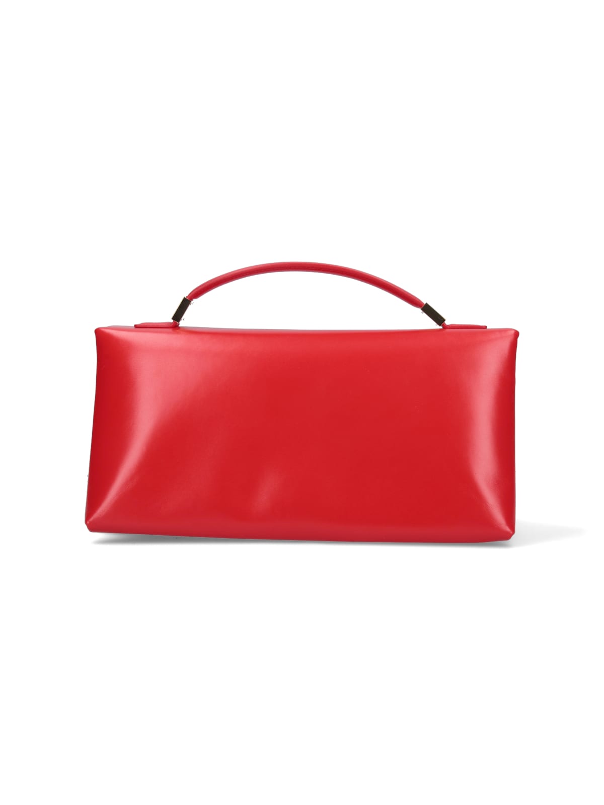 Shop Marni Prisma Handbag In Red